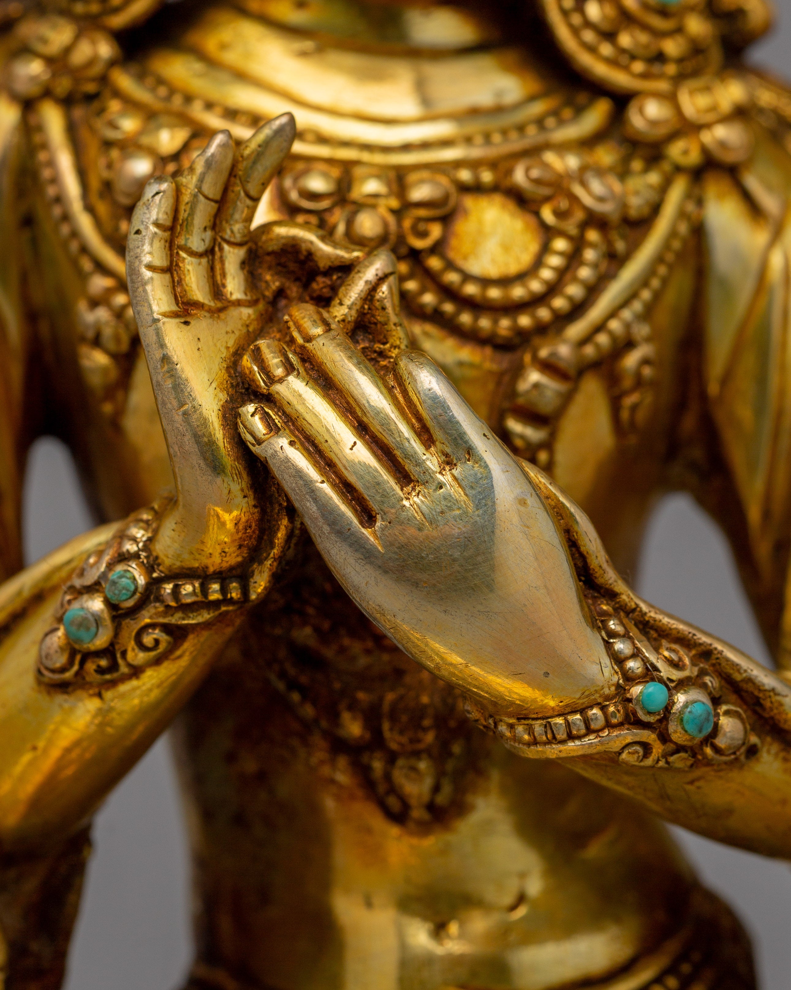 Tikshana Manjushri Statue | Tibetan Altar Decor