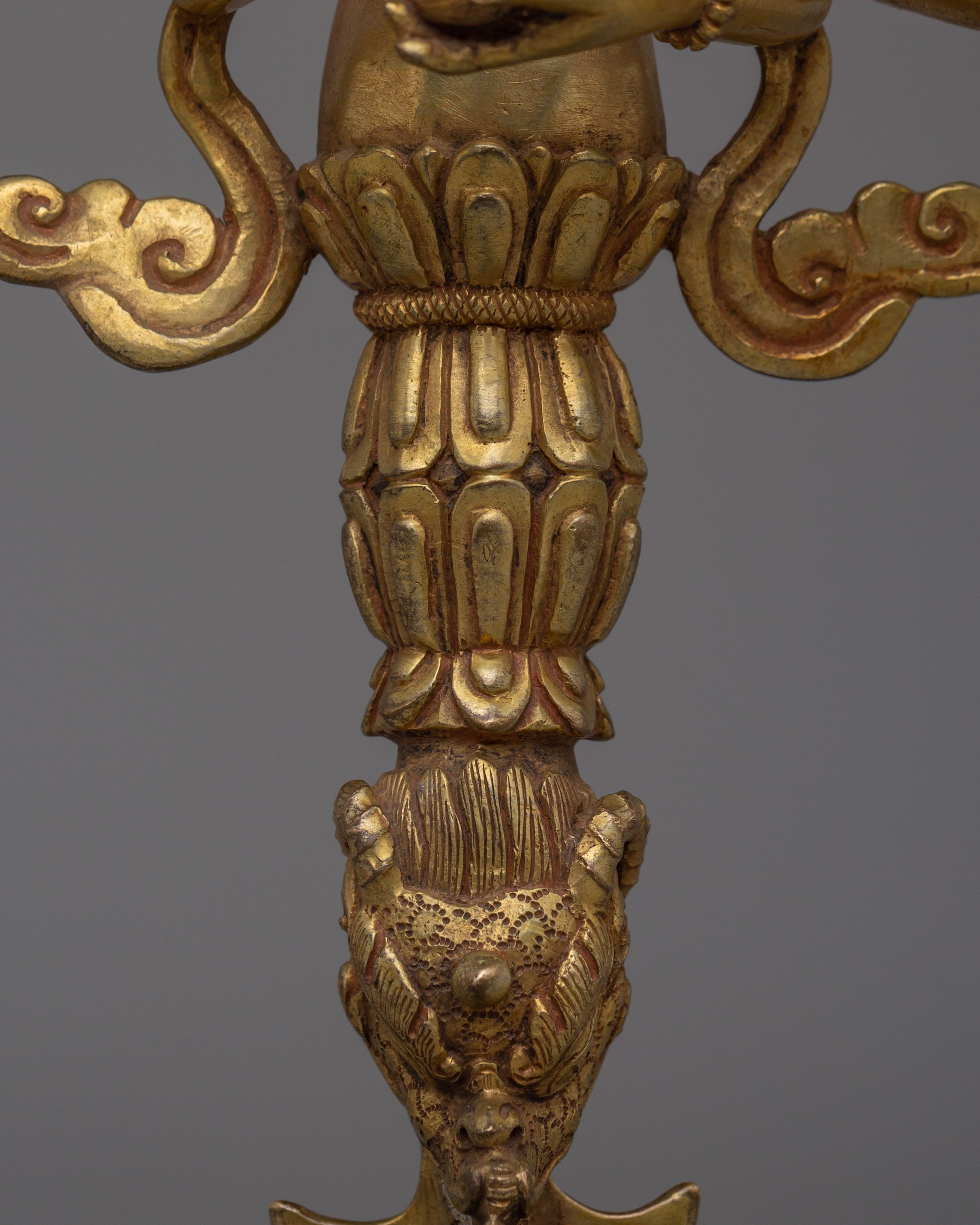 Handmade Mahakala Buddhist Phurba | Sacred Tibetan Ritual Dagger