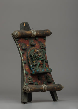 Wooden Chakrasamvara Thangka | A Sacred Buddhist Artwork