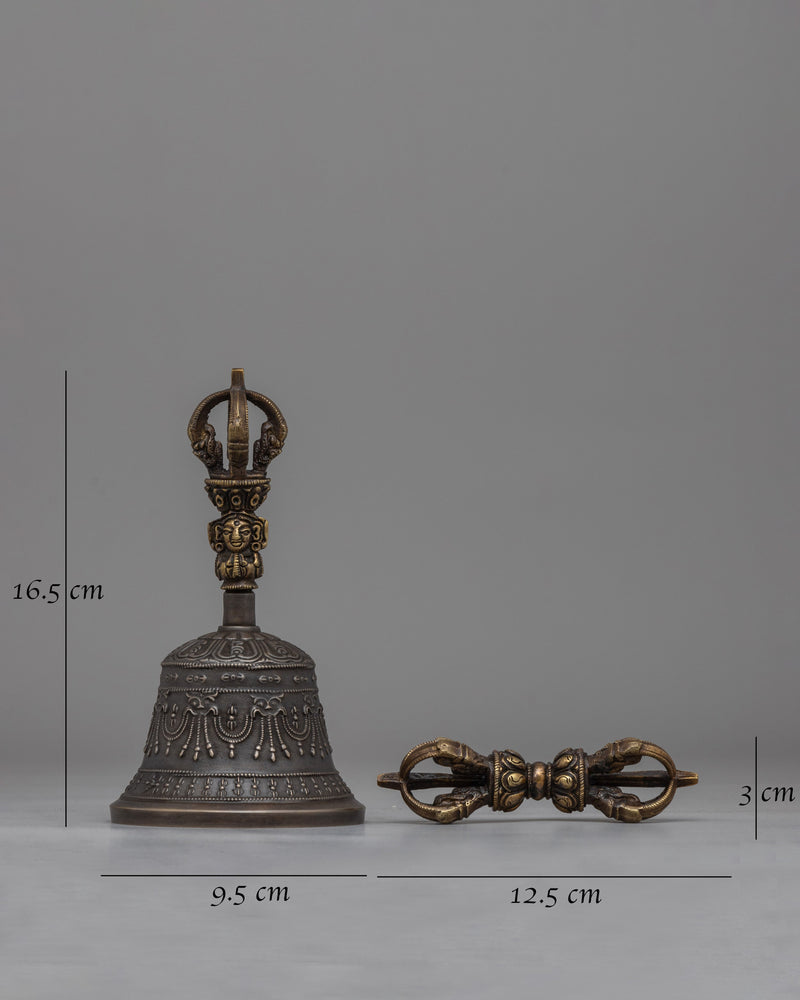 Tibetan Buddhist Bell and Vajra | Symbol of Wisdom and Compassion in Buddhist Practice