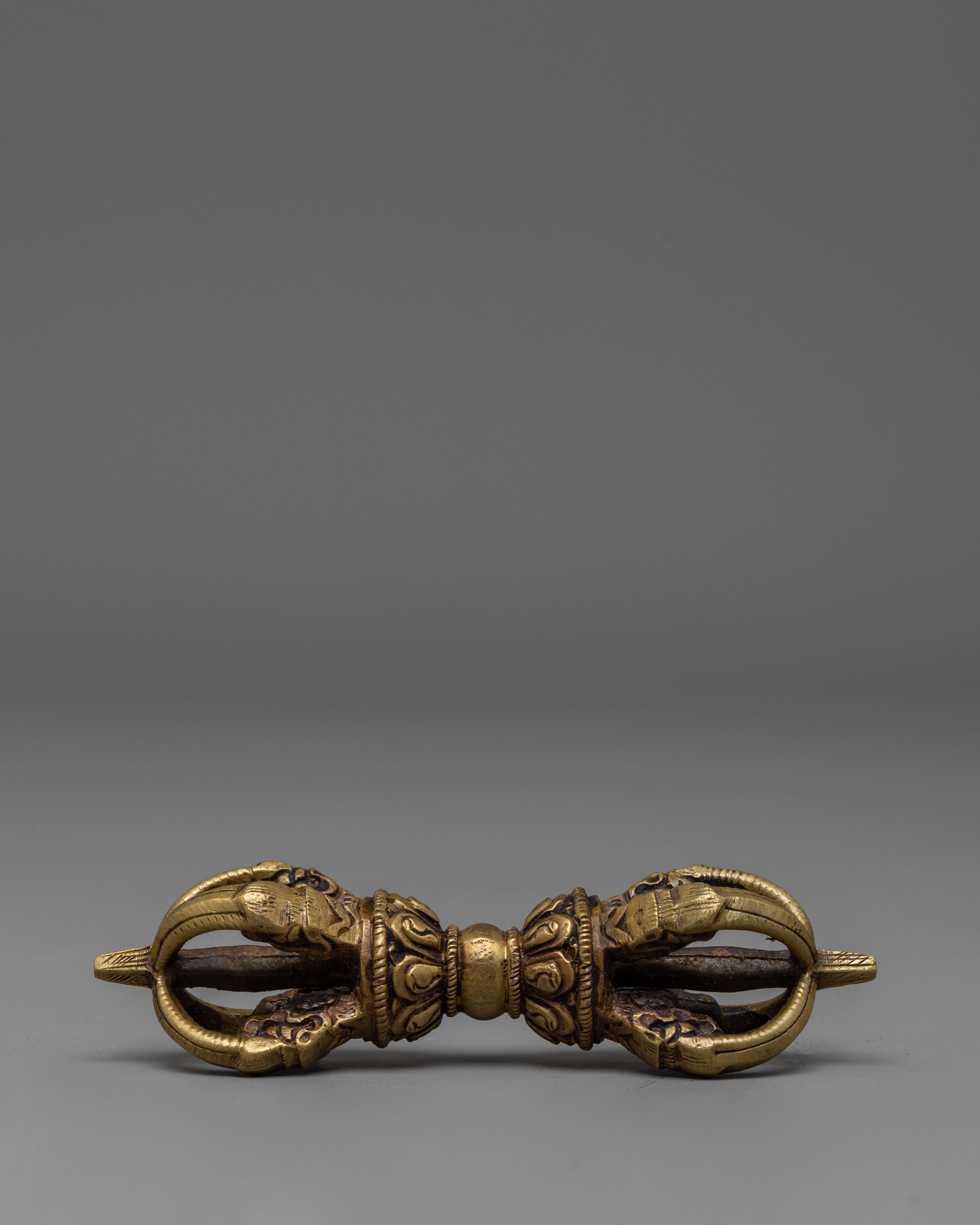 Vajra for Ritual Practice | Handcrafted Tibetan Brass Dorje