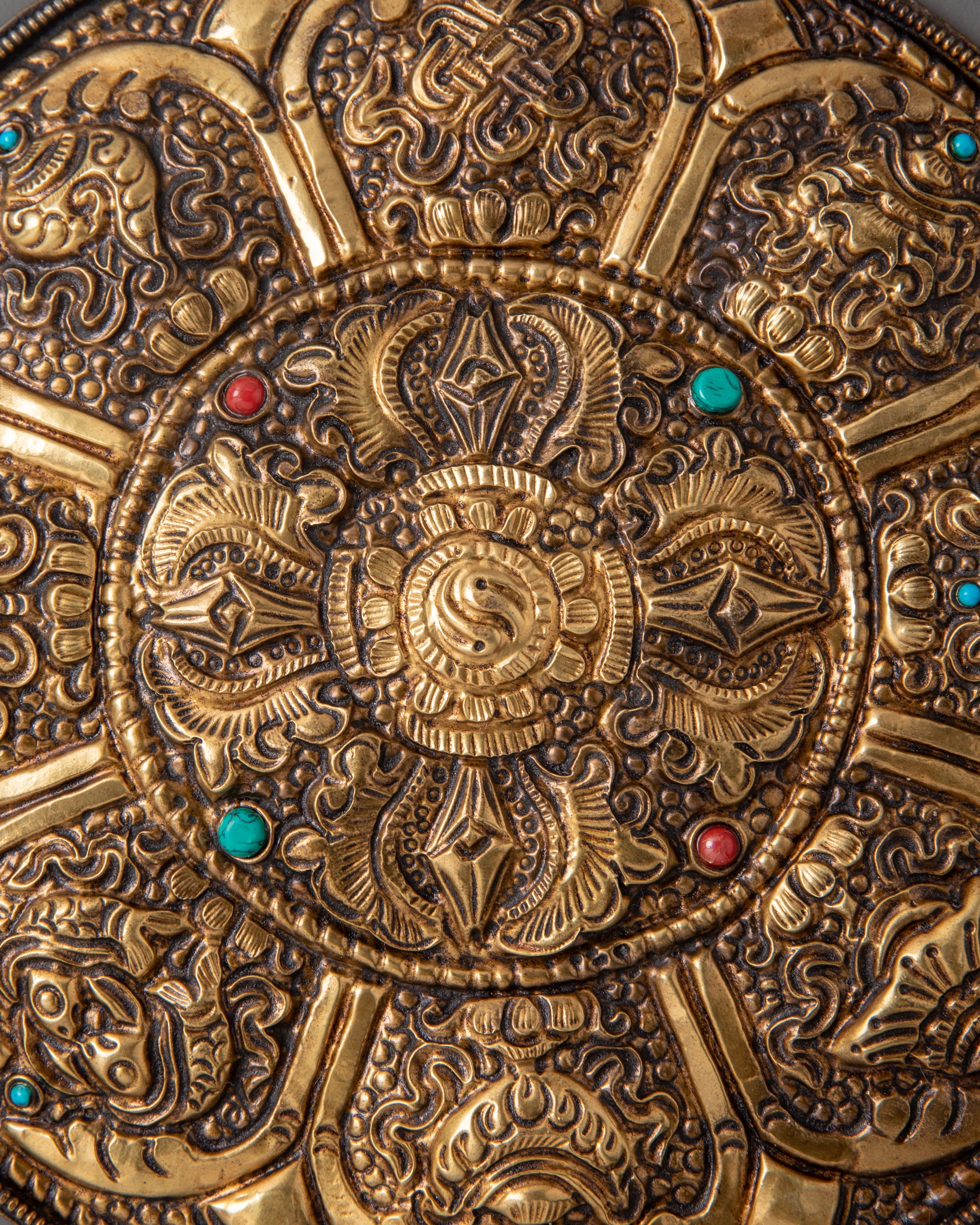 Eight Auspicious Symbol Wall Hanging | Symbol of Wisdom