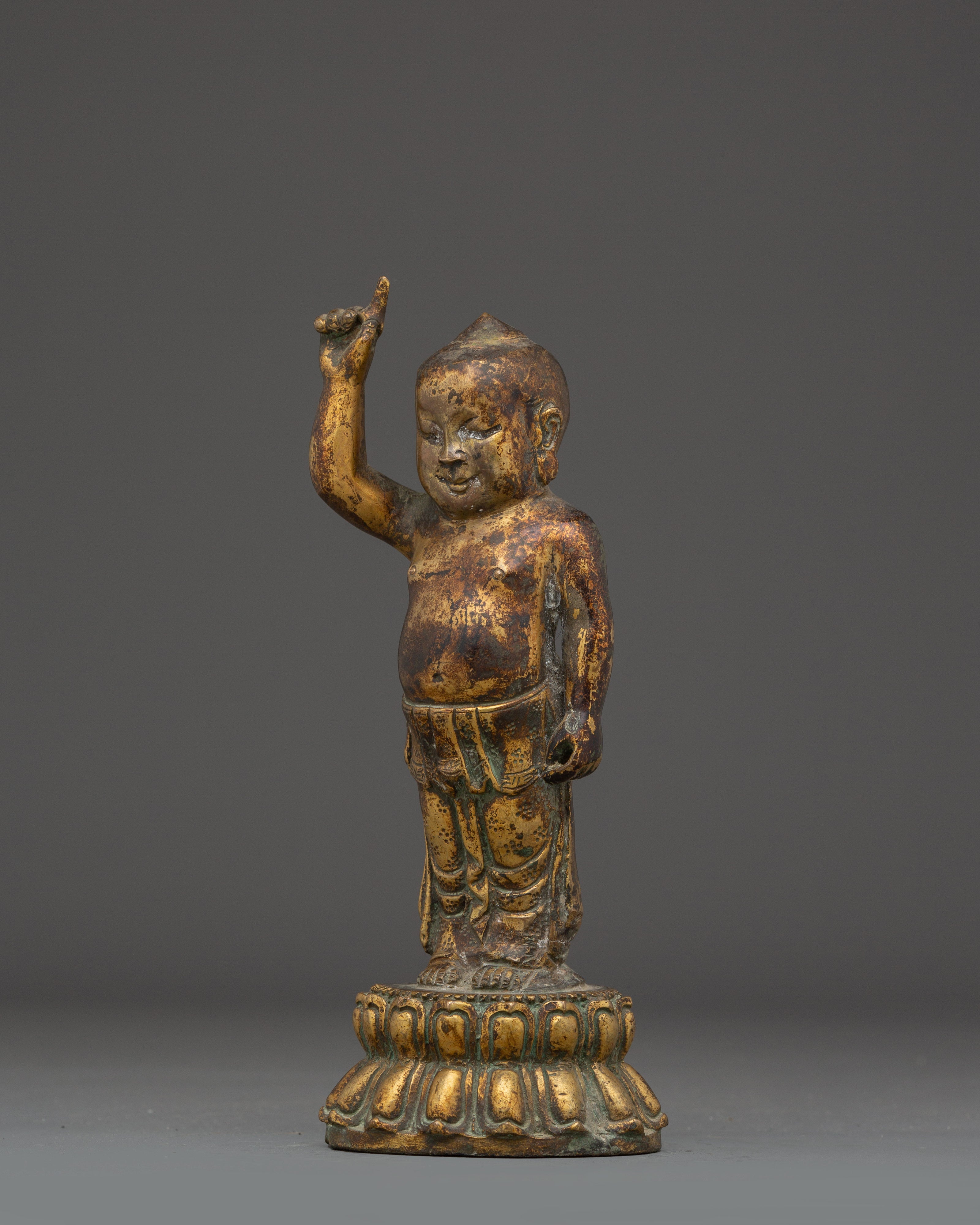 Little Buddha Copper Statue | Bring Calm and Balance with the Little Buddha Statue