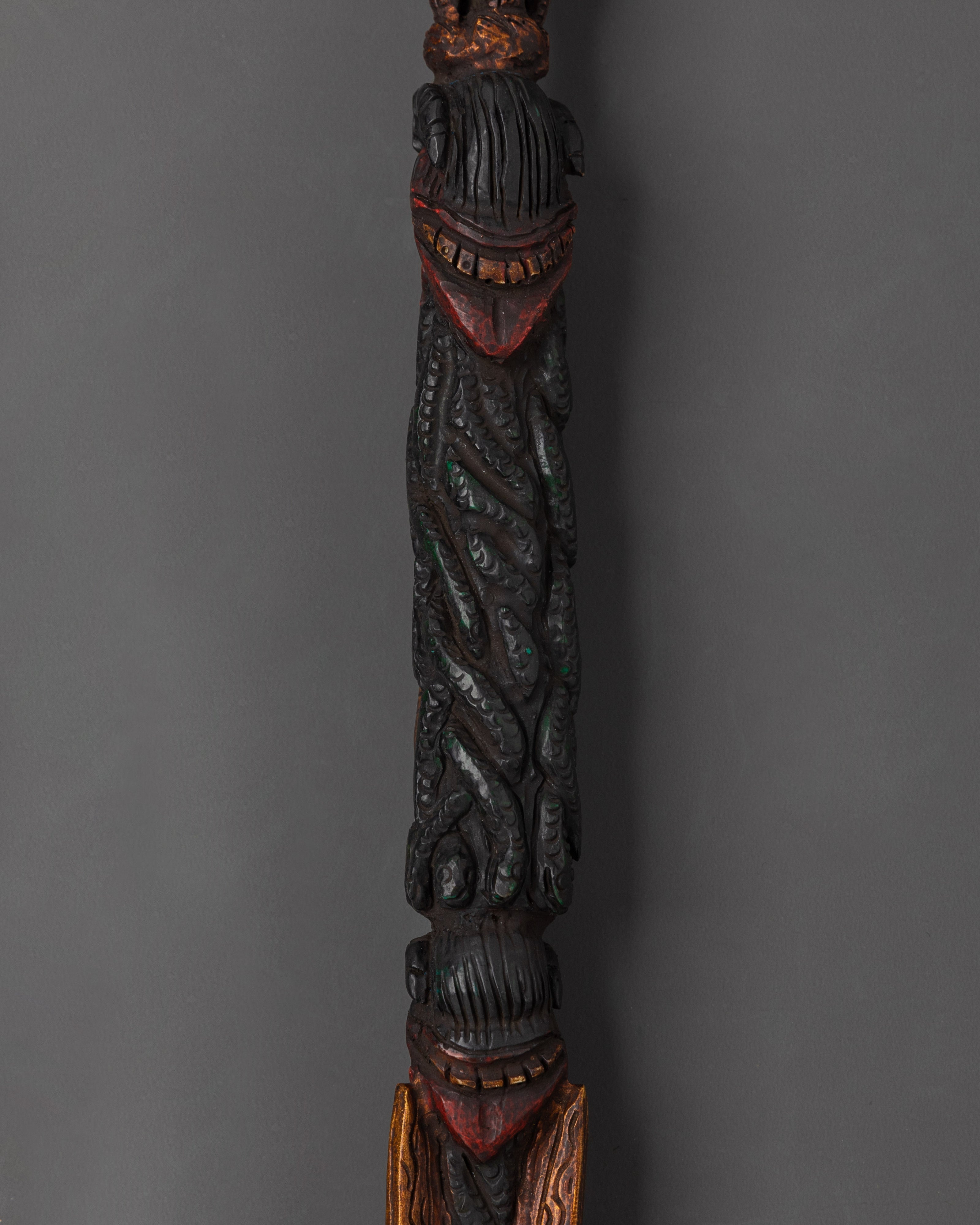 Tibetan Spiritual Phurba Dagger | Handcrafted Copper Ritual Dagger