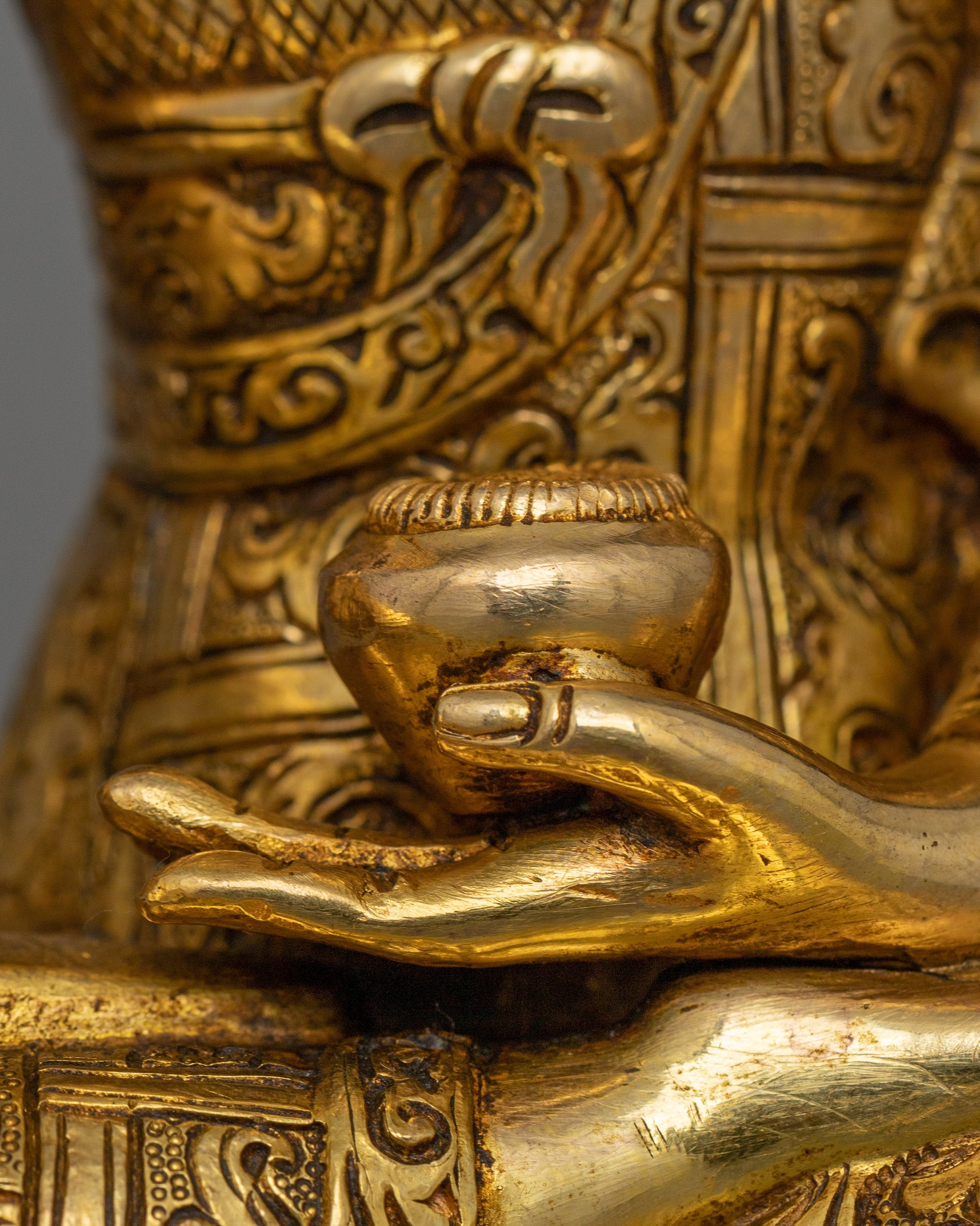 Shakyamuni Buddha Dharma Teacher Sculpture | Sacred Profound Enlightenment