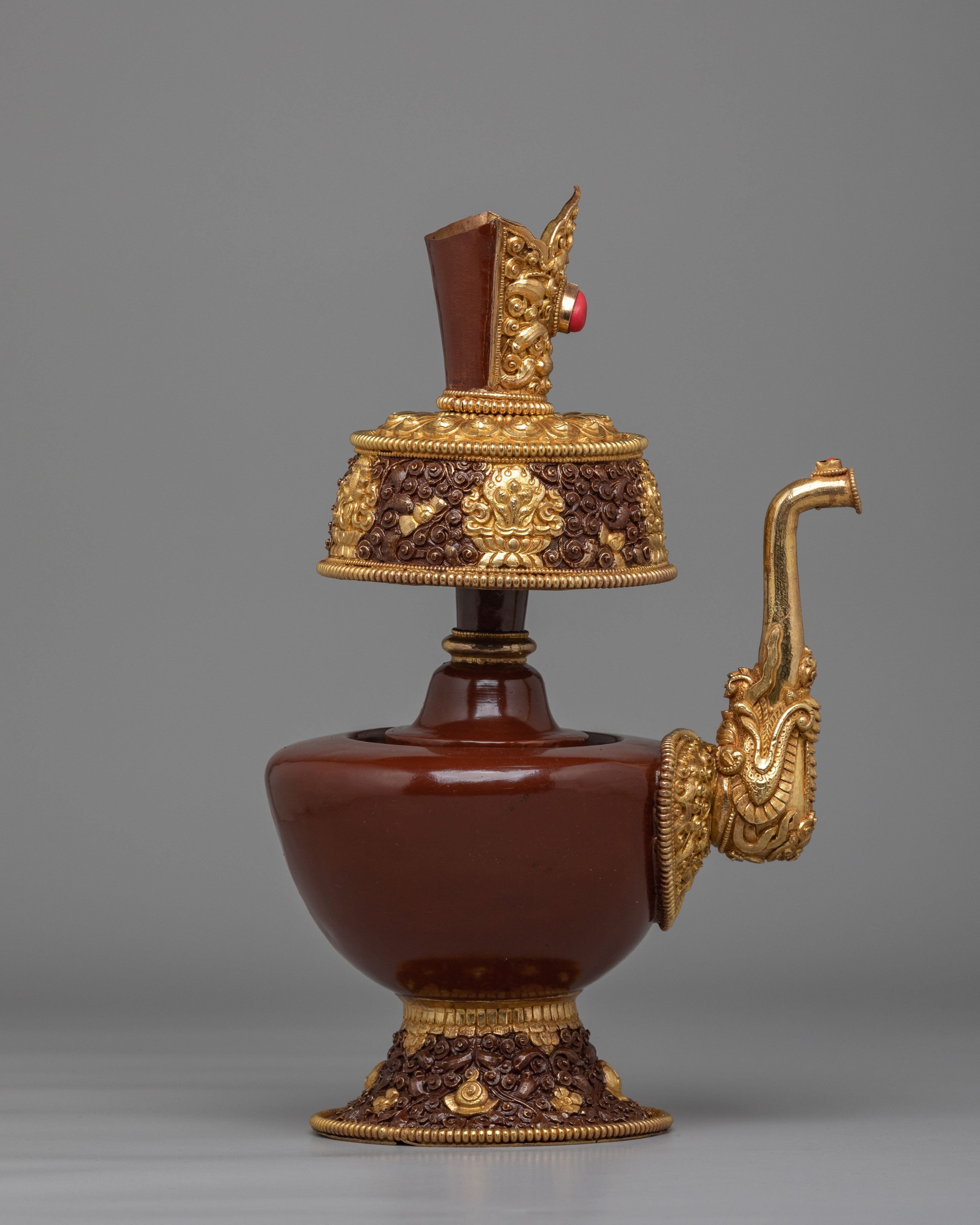 Tibetan Altar Bhumba Set | Copper Body Bhumba Set