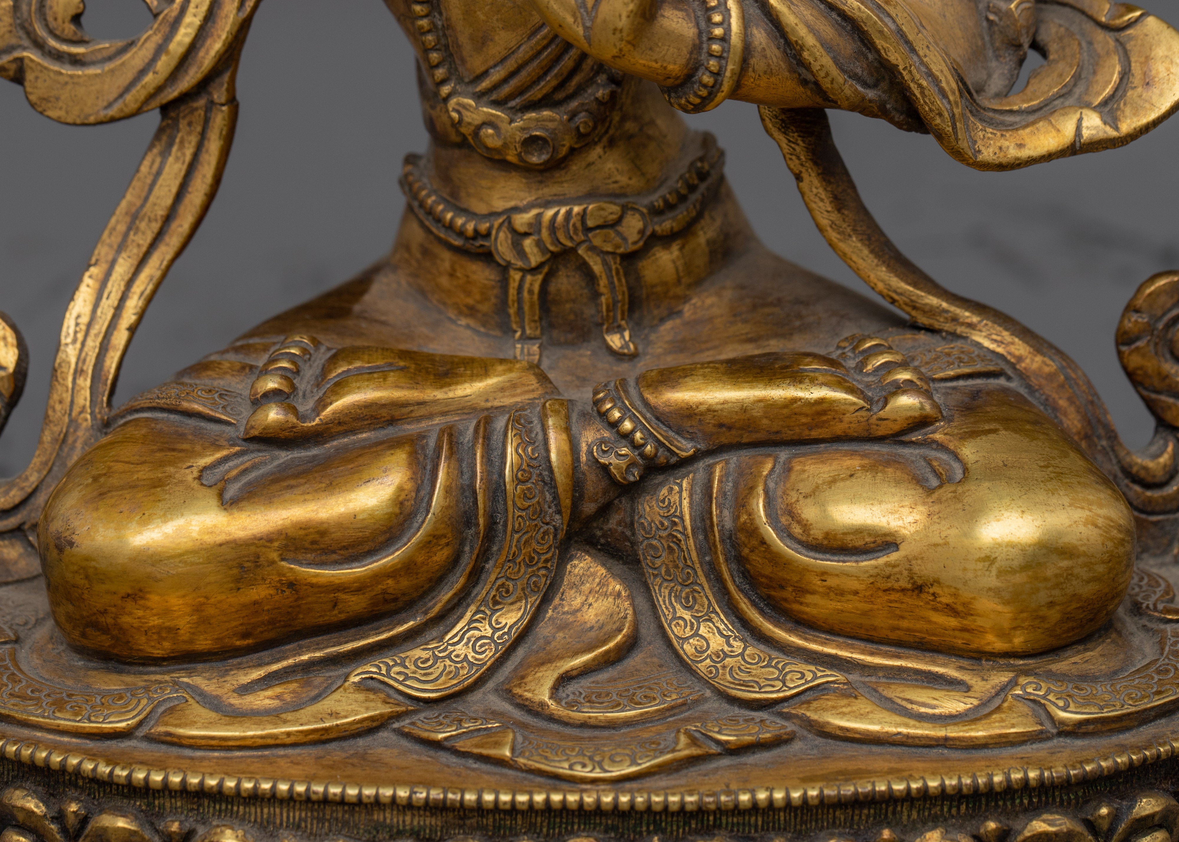 Knowledge Deity Manjughosa Statue | Buddhist Wisdom and Protection Sculpture