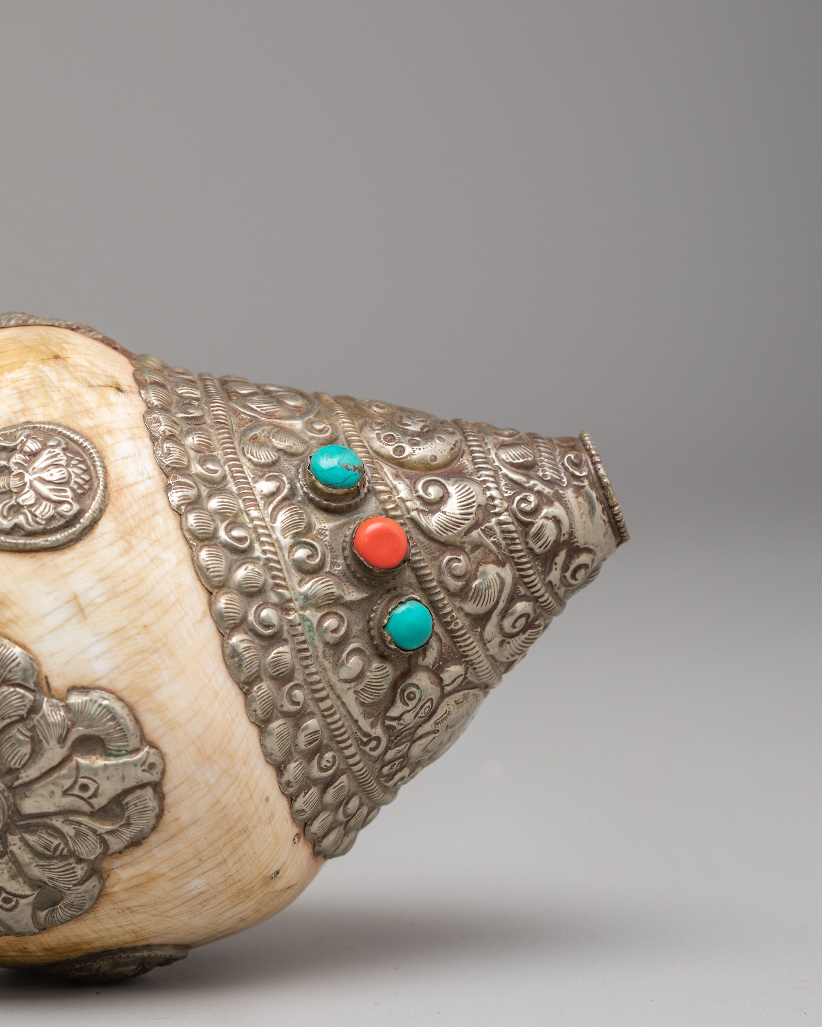 Sacred Dharma Conch Shell | Symbol of Spiritual Awakening