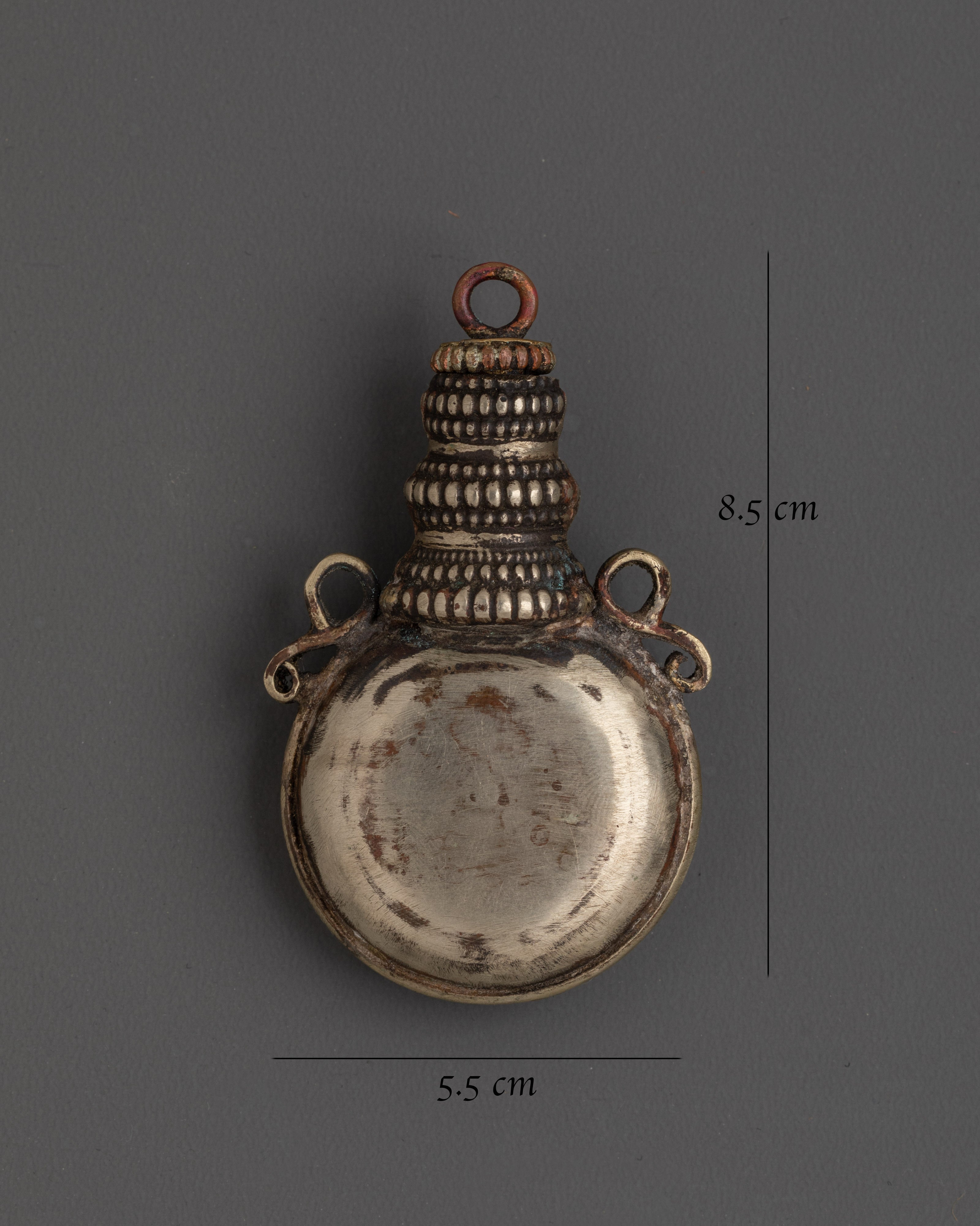 Handmade White Metal Snuff Bottle | Perfect for Collectors