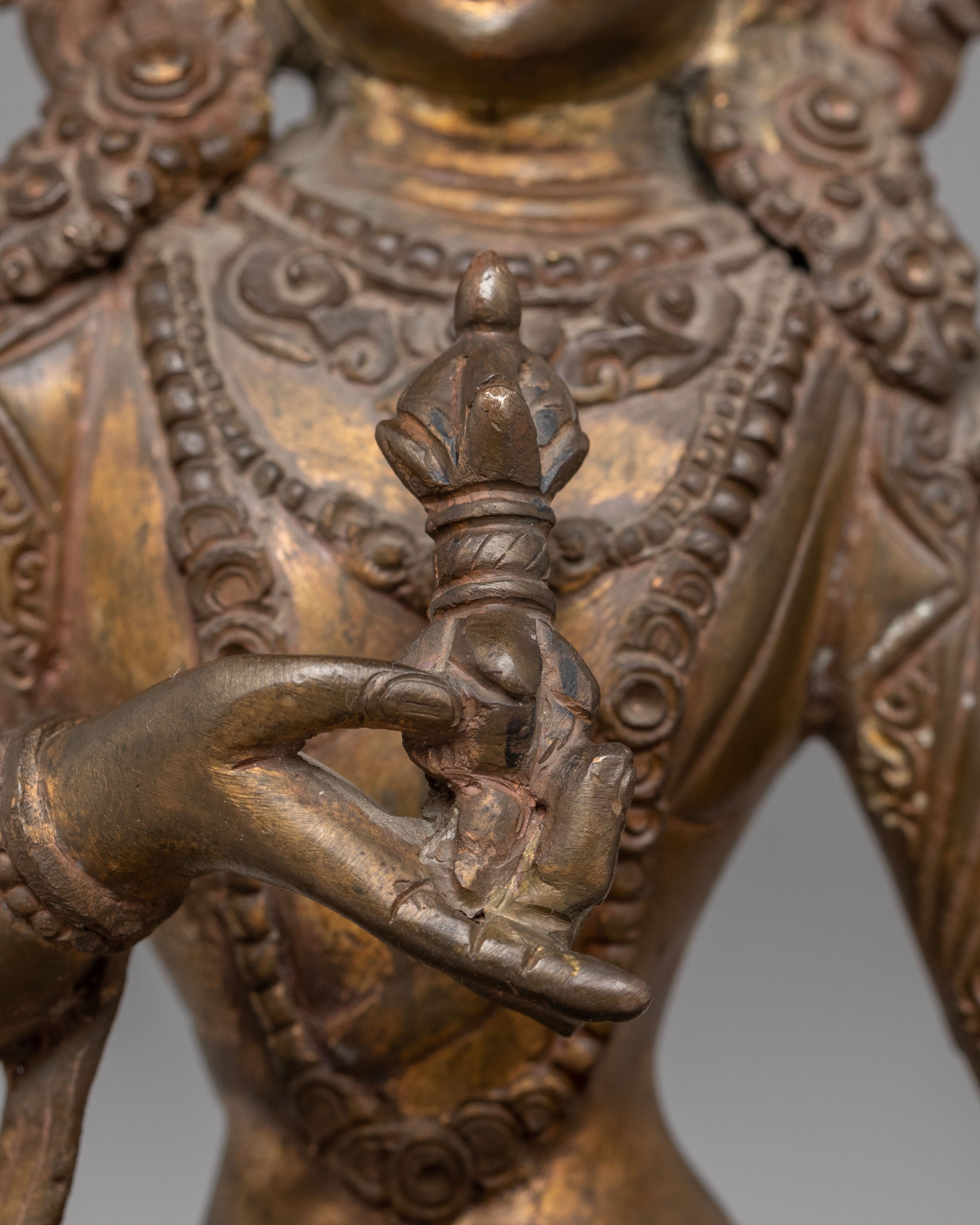 Vajrasattva Handcrafted Sacred Statue | Tibetan Buddhist Deity