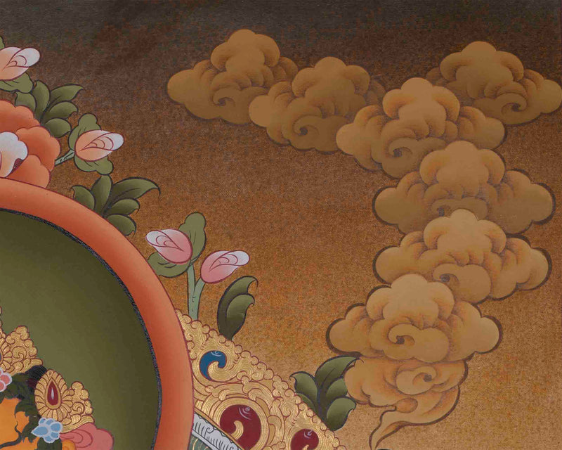 Dzambala Thangka, Guardian of Prosperity