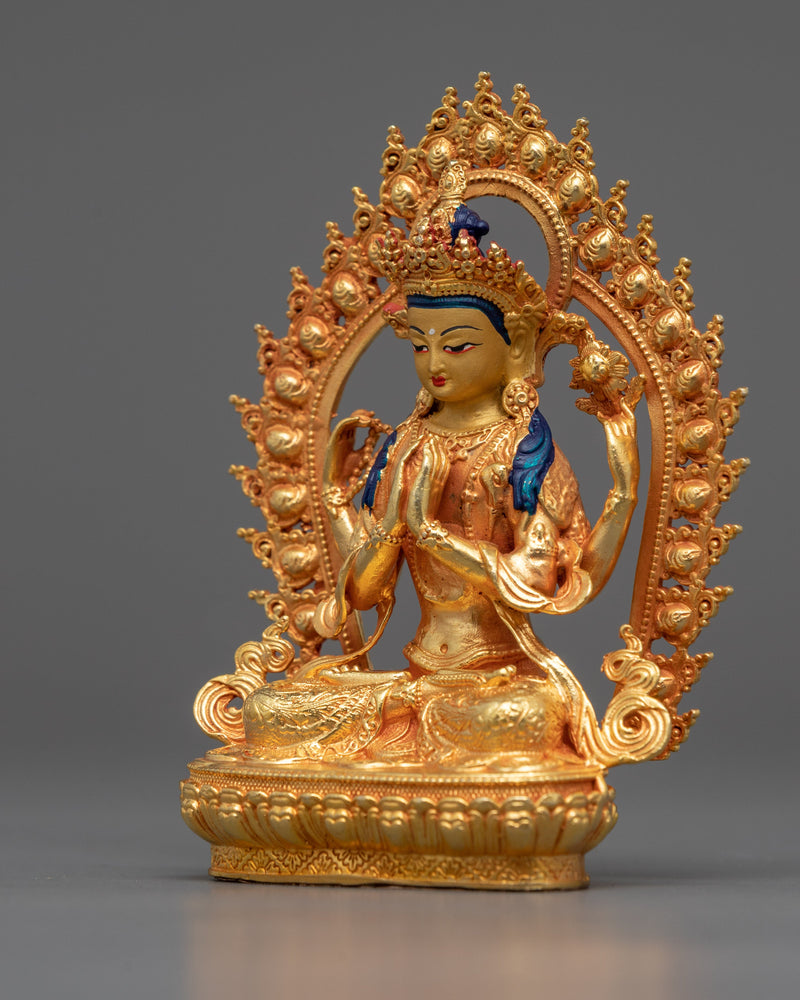 Bodhisattva Chenresig Statue | Embodiment of Compassion & Mercy