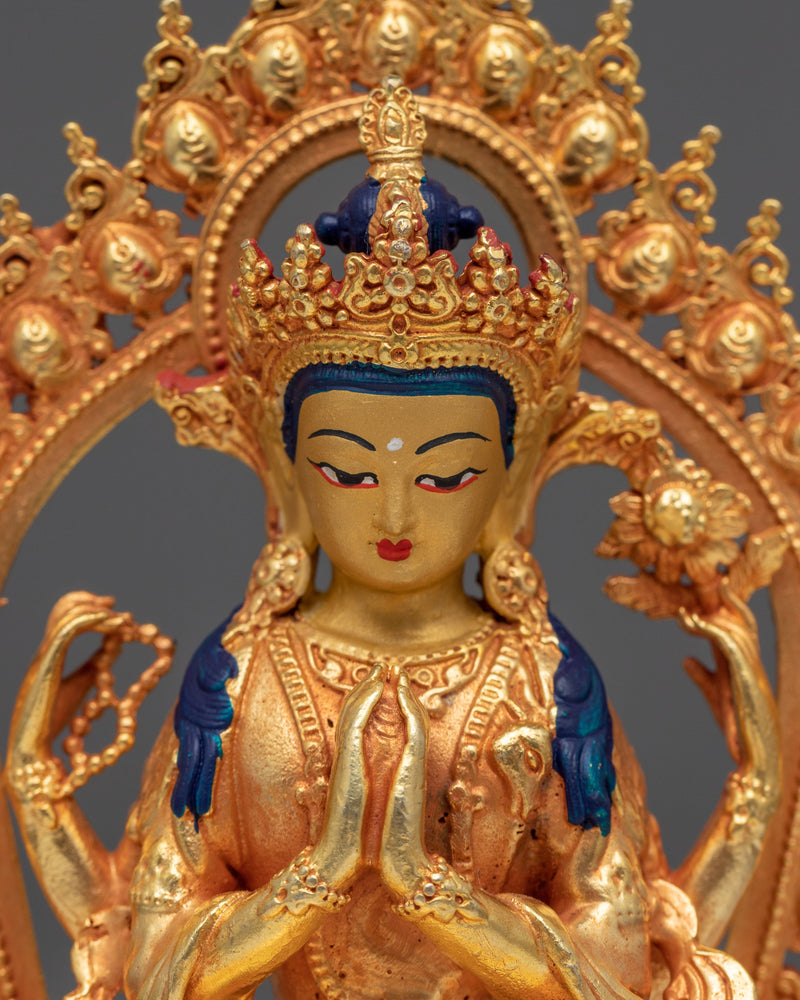 Bodhisattva Chenresig Statue | Embodiment of Compassion & Mercy