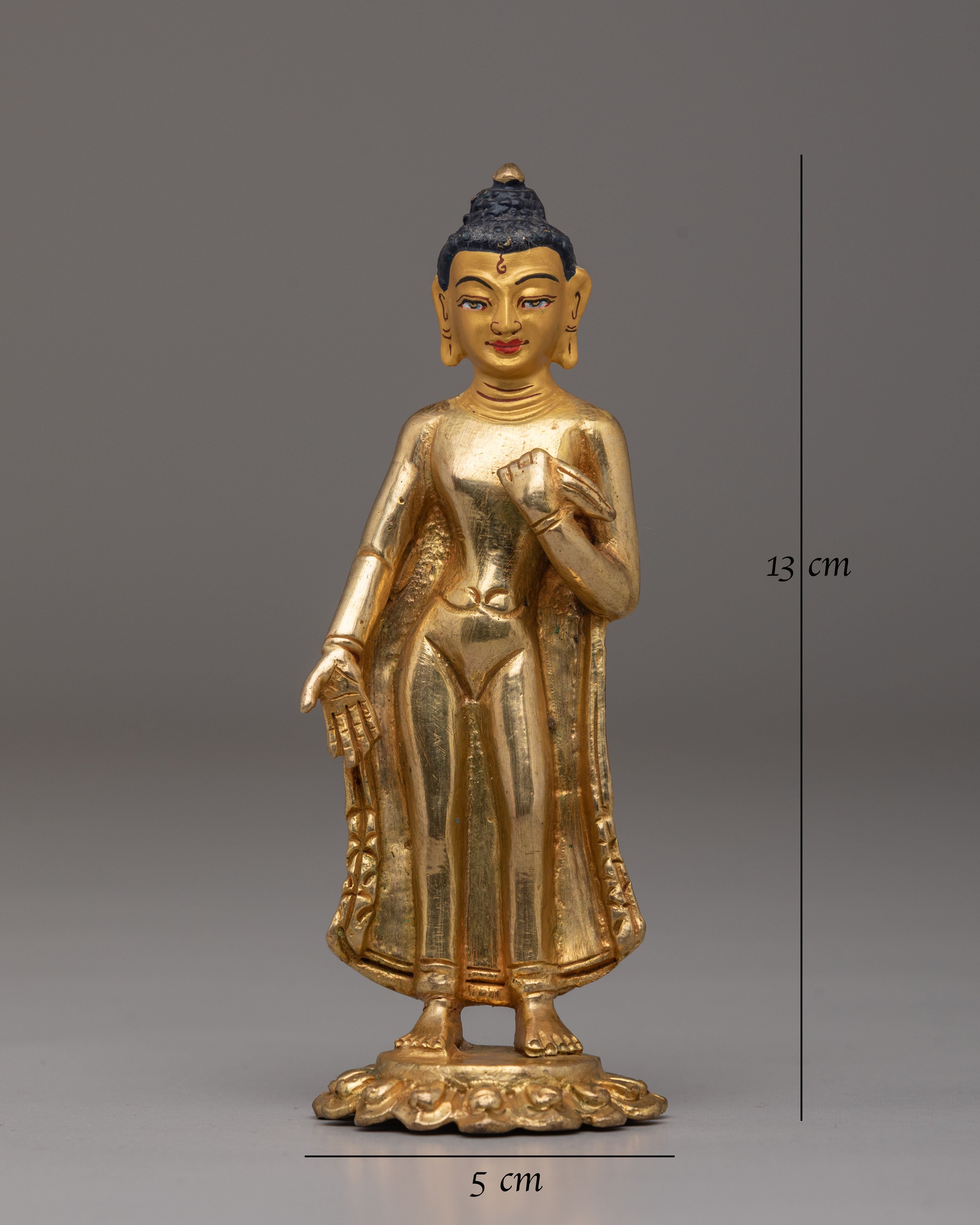 Handmade Dipankara Buddha Golden Statue