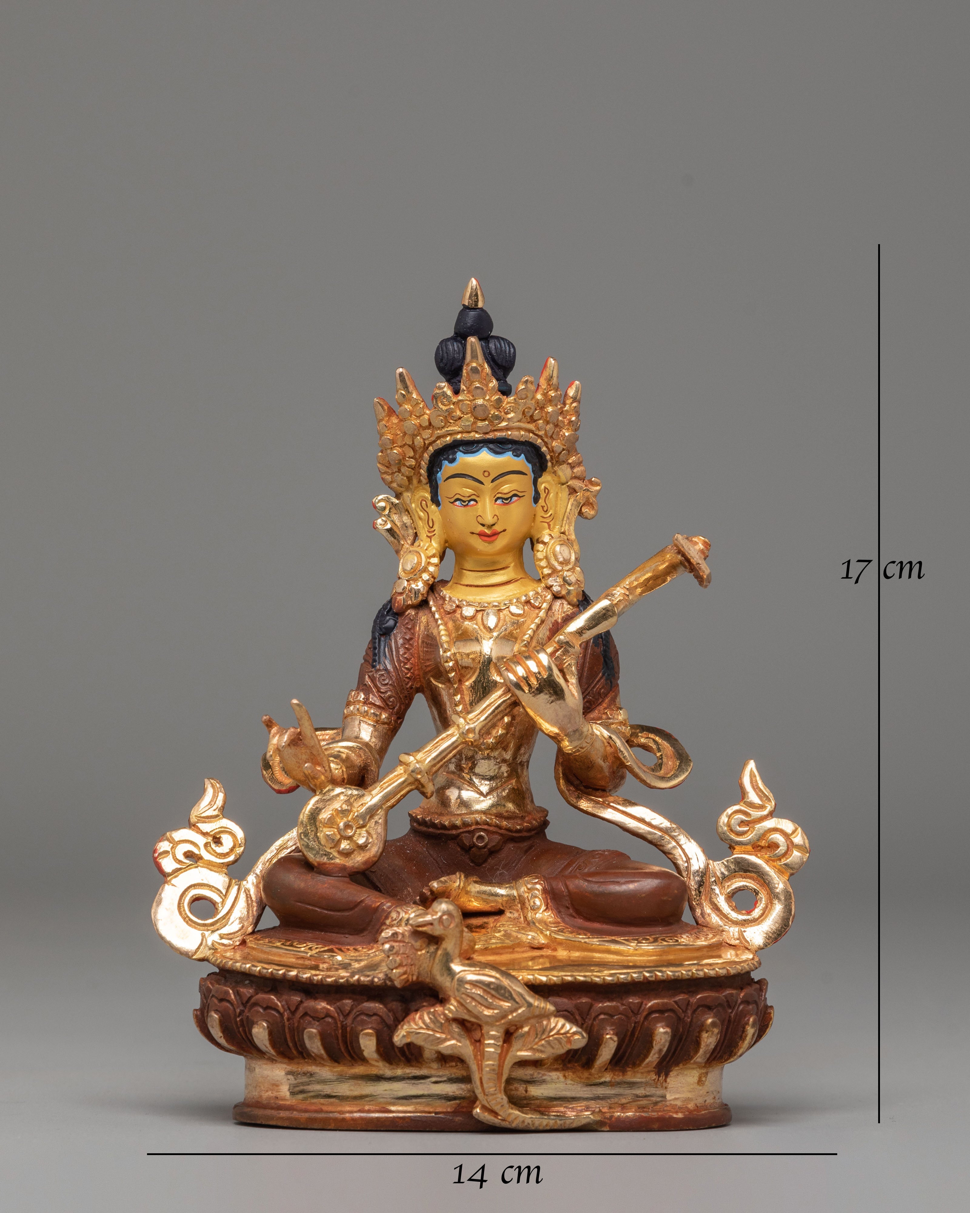 Saraswati Statue: The Goddess of Wisdom | Ideal for Sacred Shrine