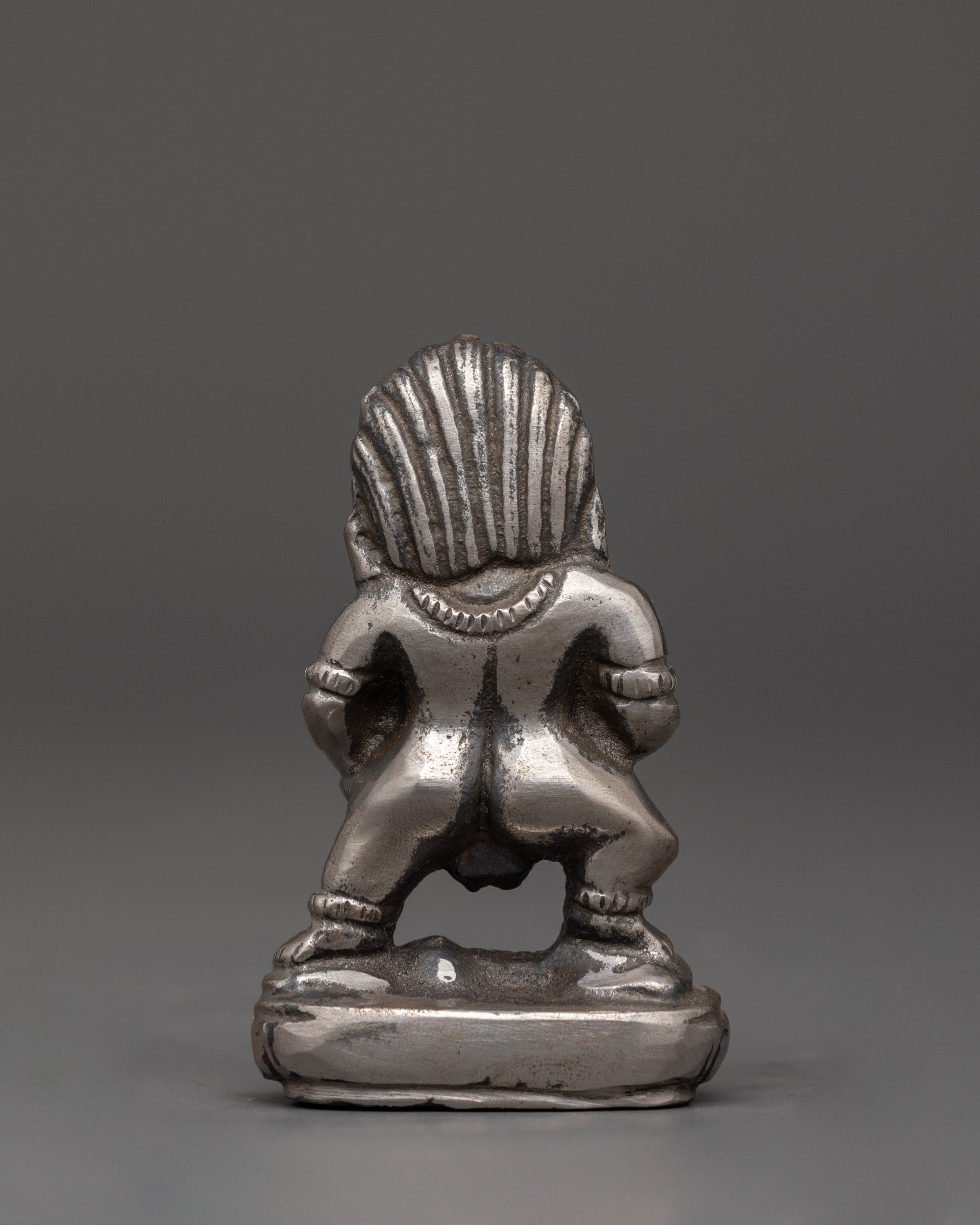 Iron Black Dzambhala statue | Tibetan God of Wealth & Protection