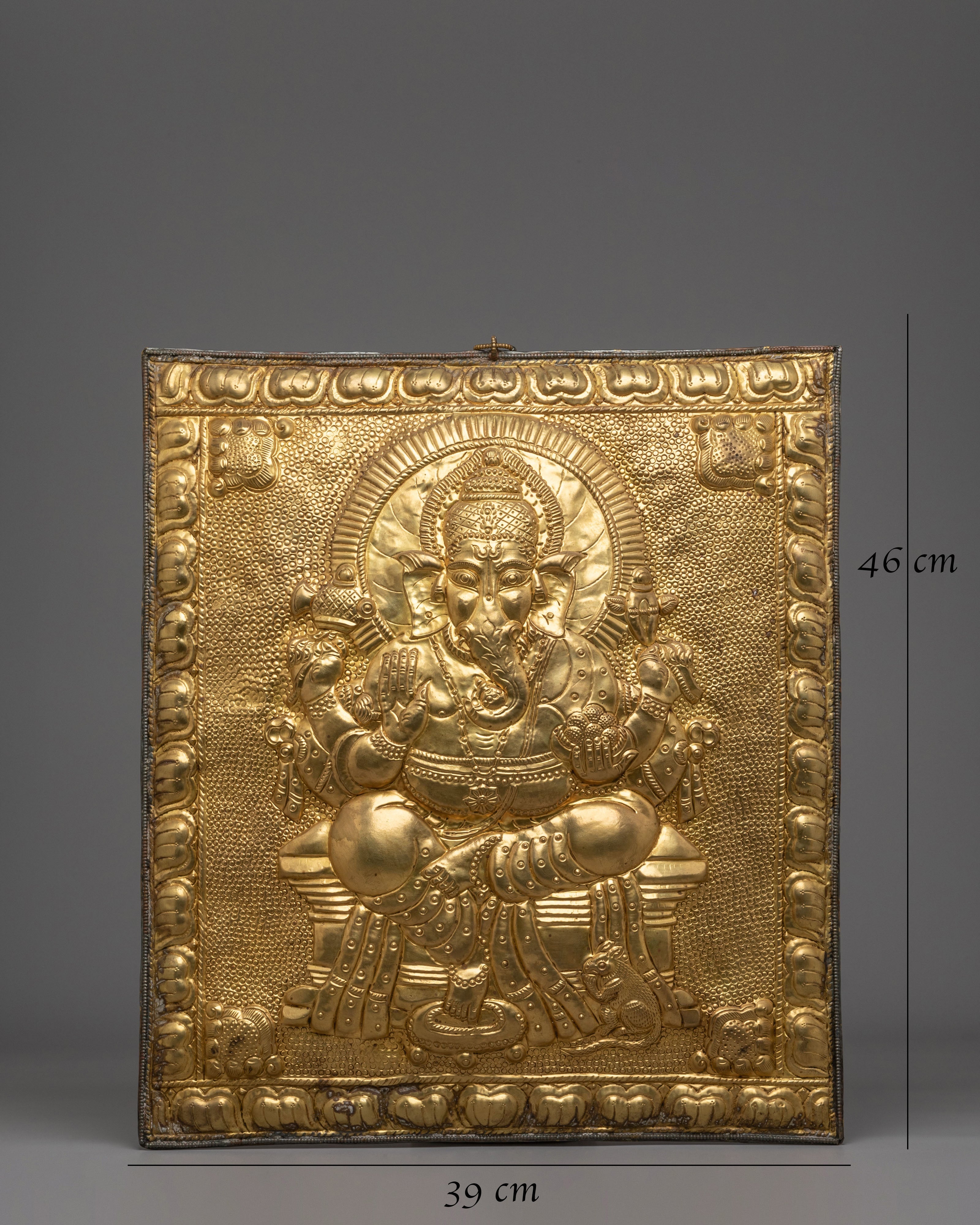Traditional Ganesha Wall Hanging | Hindu Deity Art