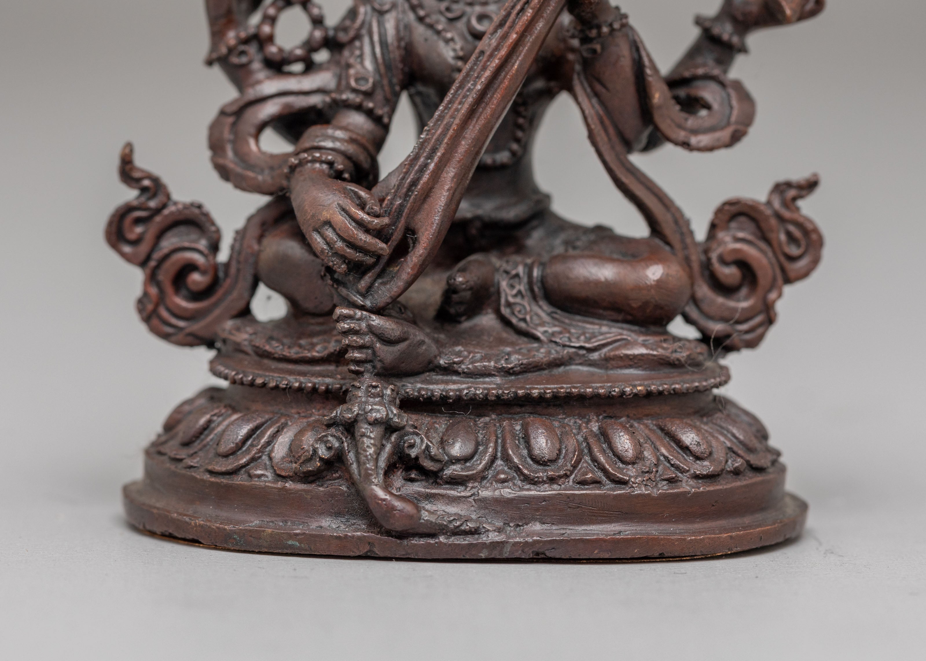 Saraswati Spiritual Figure Statue | Goddess of Wisdom Knowledge & Creativity