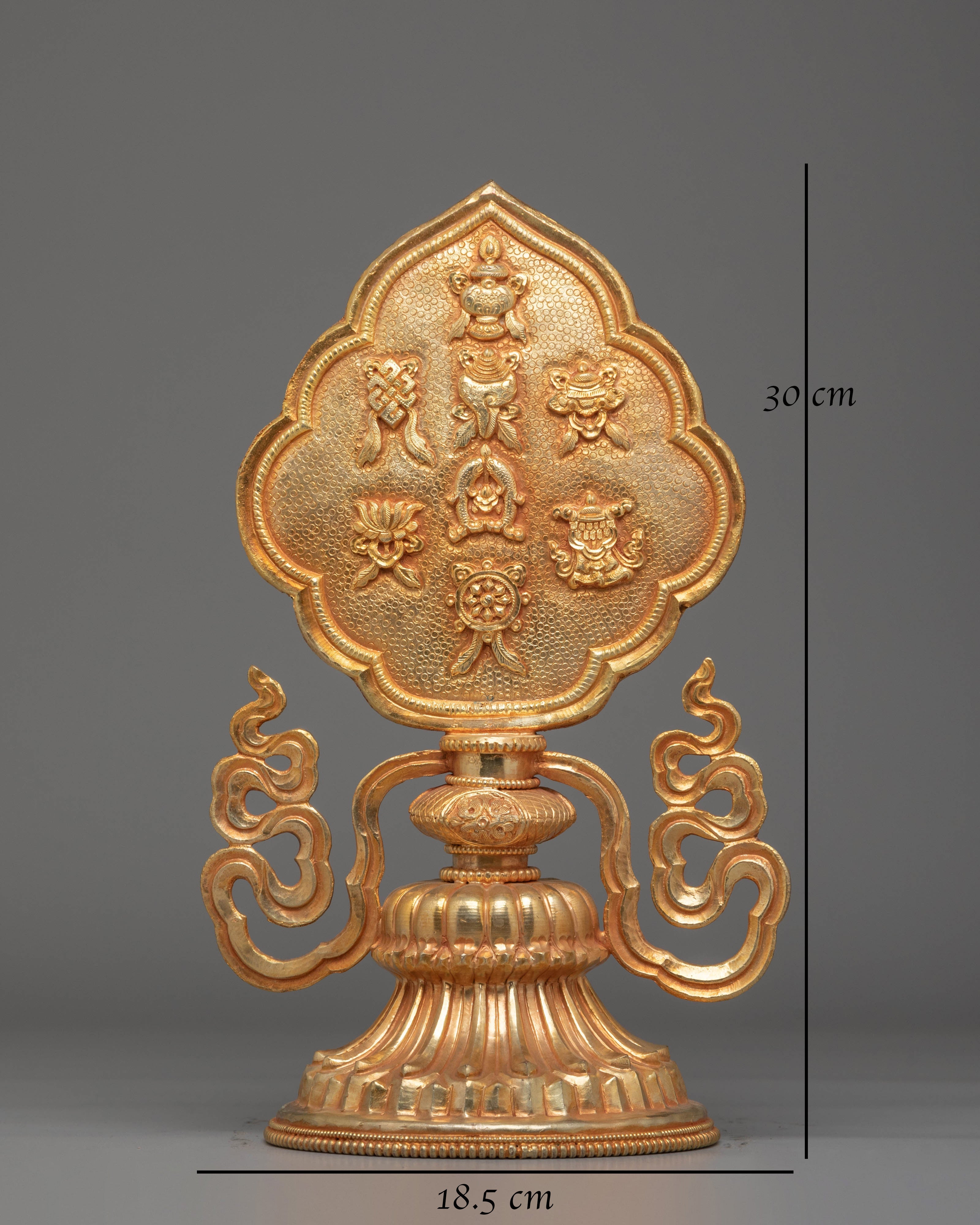 Sacred Tibetan Eight Auspicious Symbols | Symbolic Decor for Blessings and Prosperity