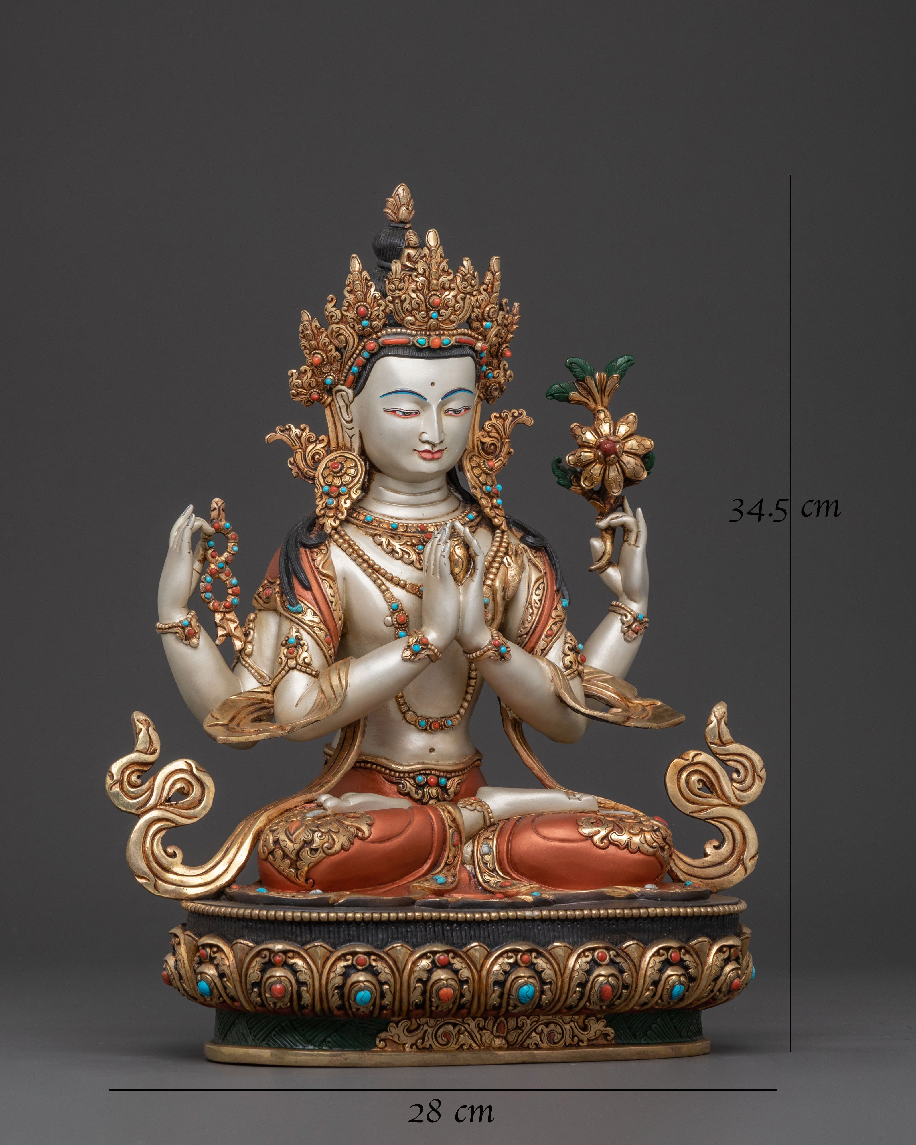 Chenrezig Avalokiteshvara Statue | Infinite Mercy, Compassion, and Spiritual Protection