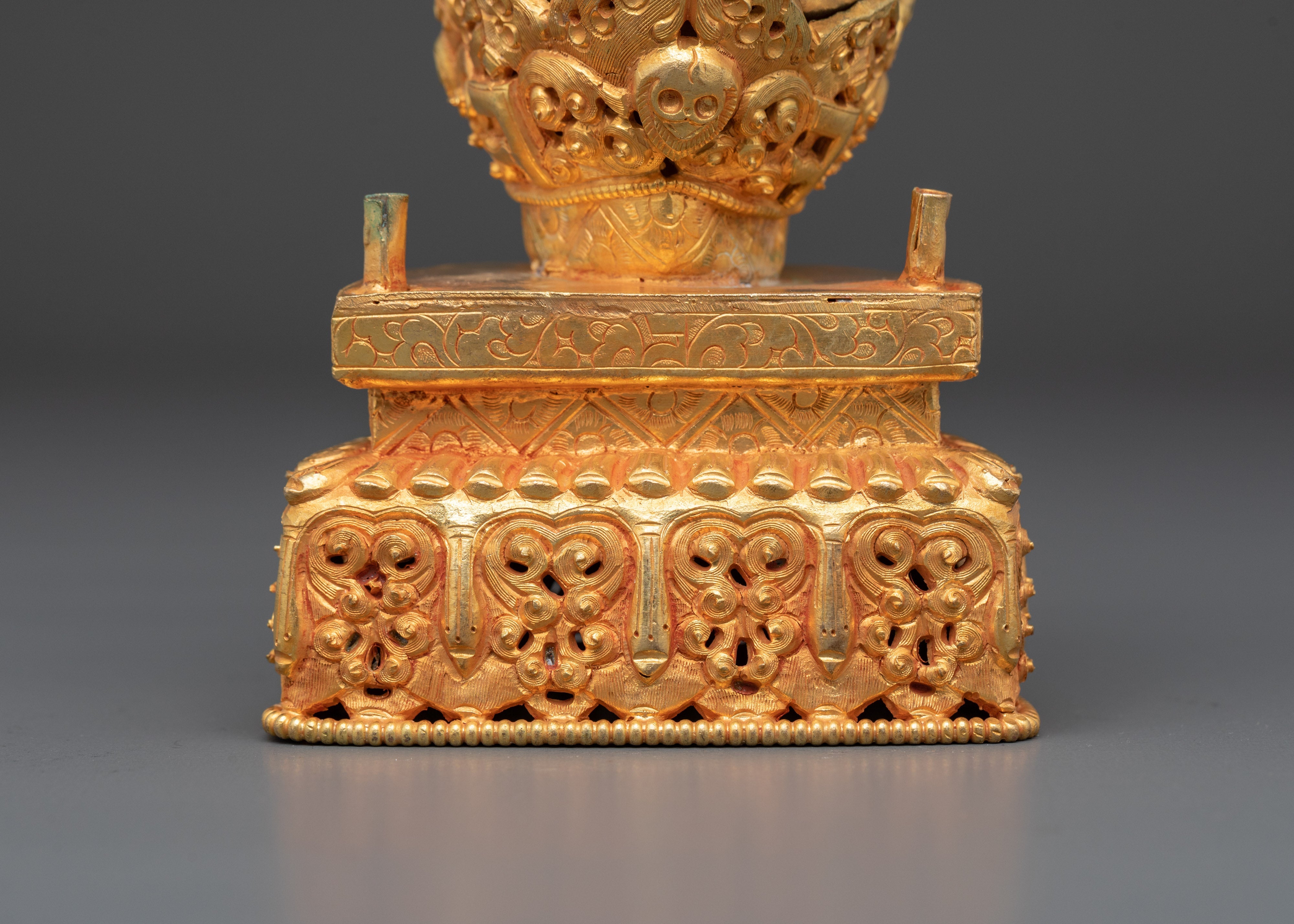 Spiritual Handcrafted Kapala | Buddhist Shrine Decor