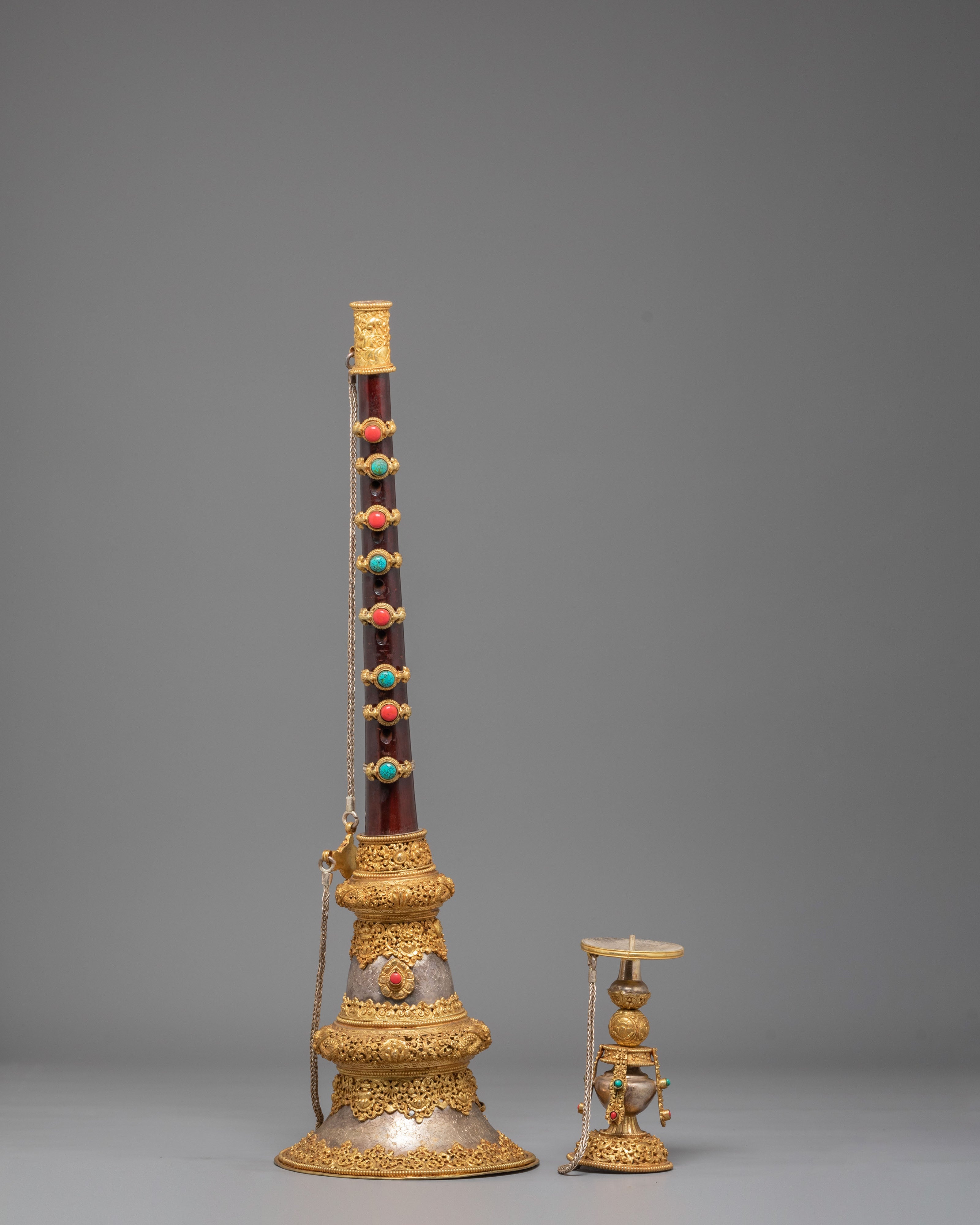 Sacred Buddhist Gyaling | Traditional Buddhist Ceremony Horn