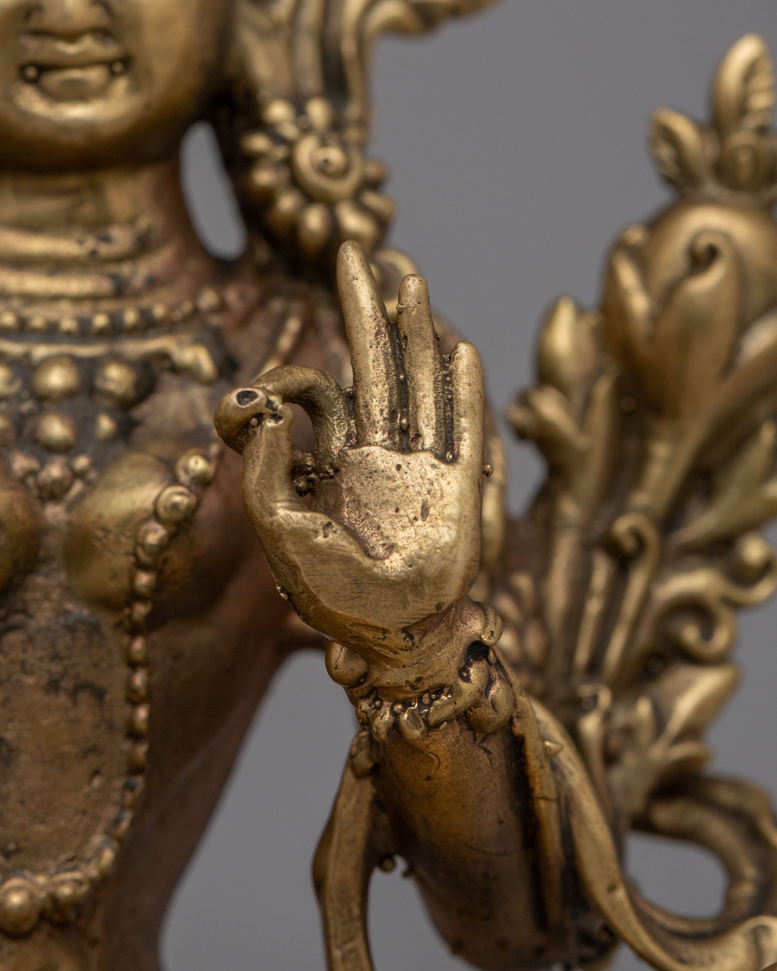 Handcrafted Tibetan White Tara Statue | Mother of Liberation