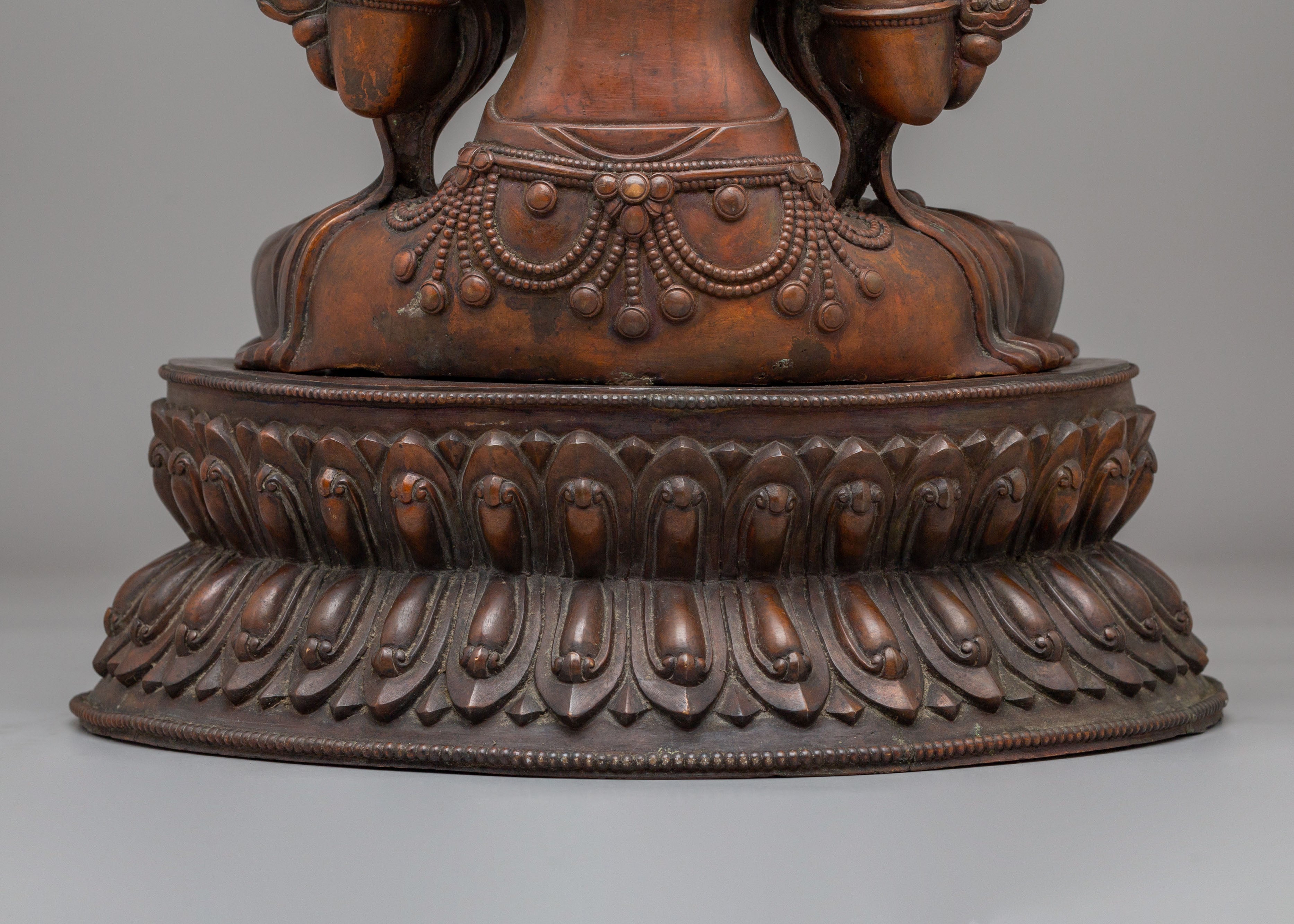 Handcrafted Himalayan Tikshna Manjushri Sculpture | Spiritual Home Decor