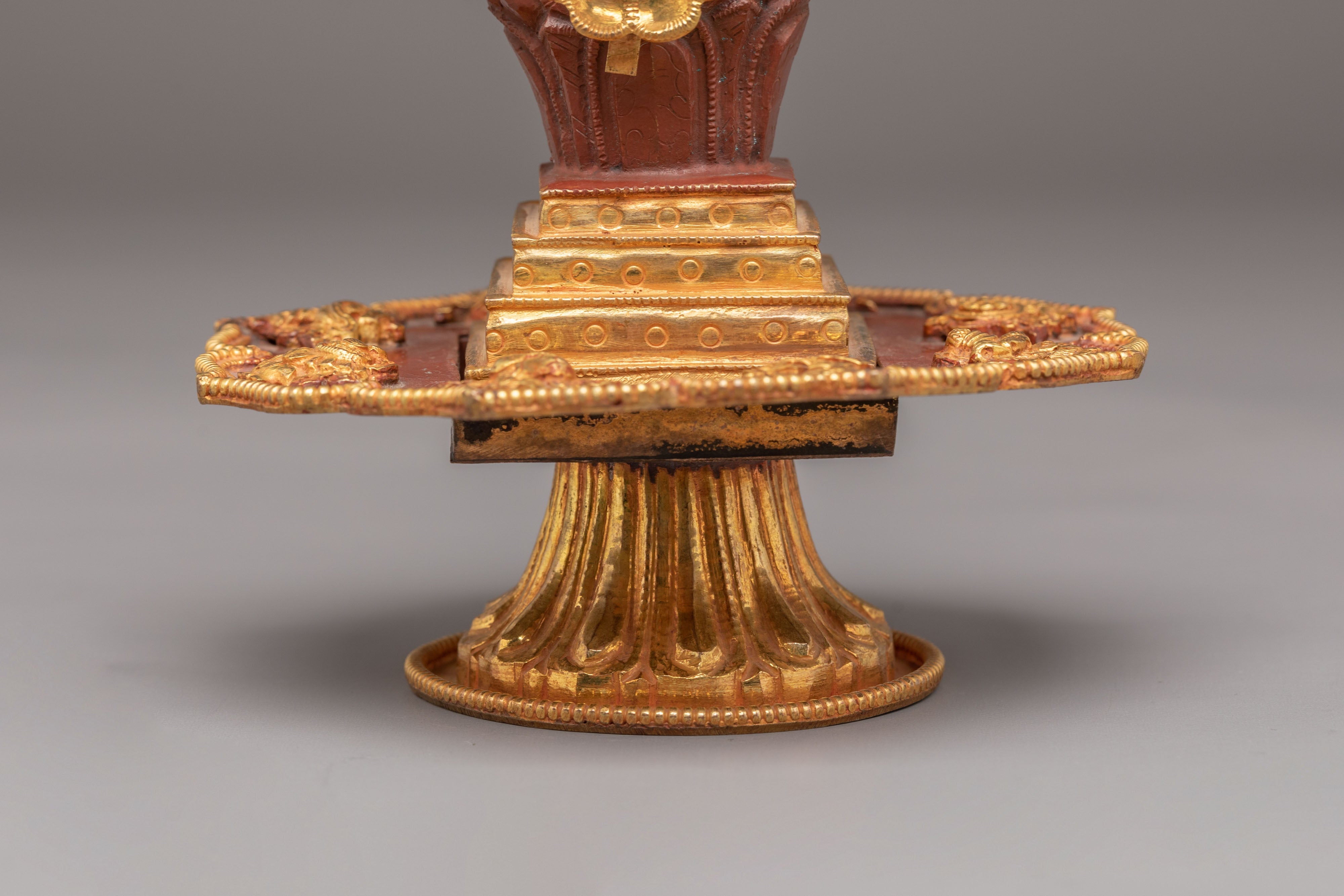Traditional Buddhist Long Life Vase | Buddhist Copper Vase
