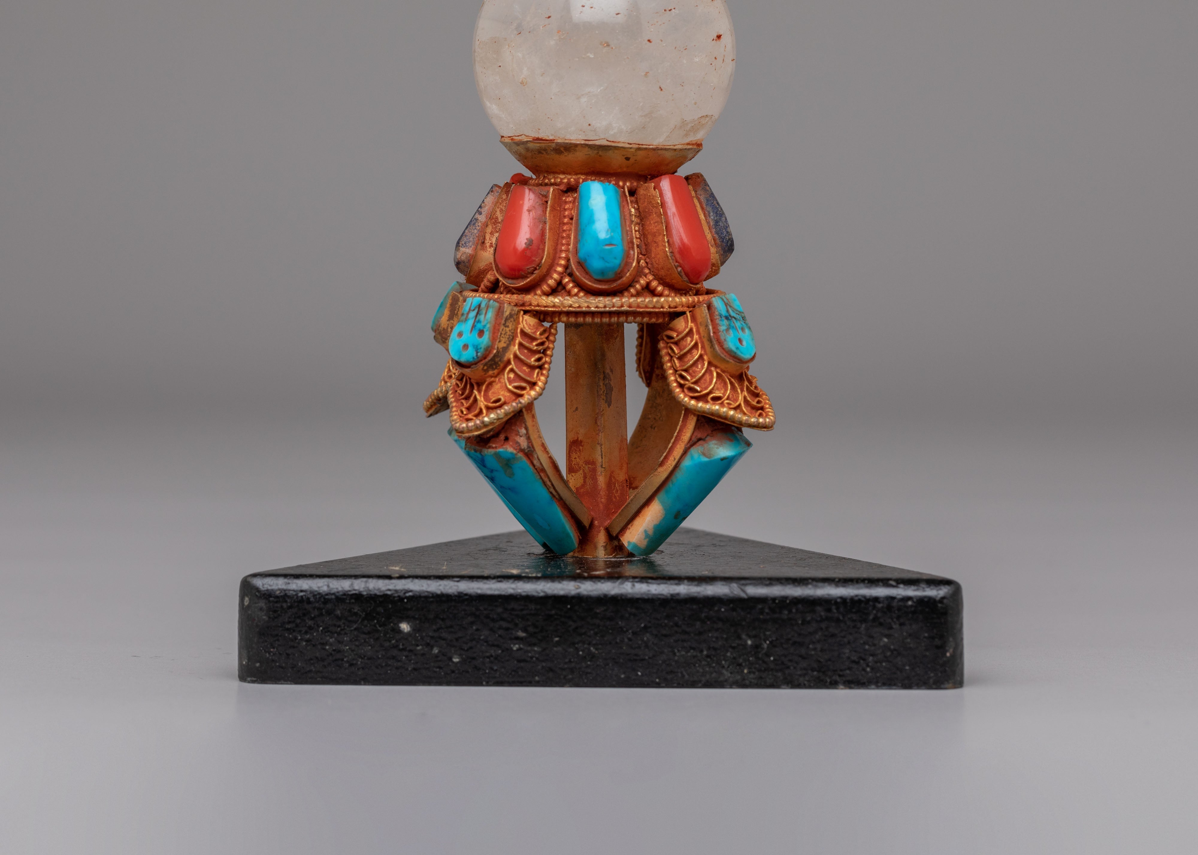 Spiritual Ritual Vajra | Hand-carved gemstone & crystal vajra
