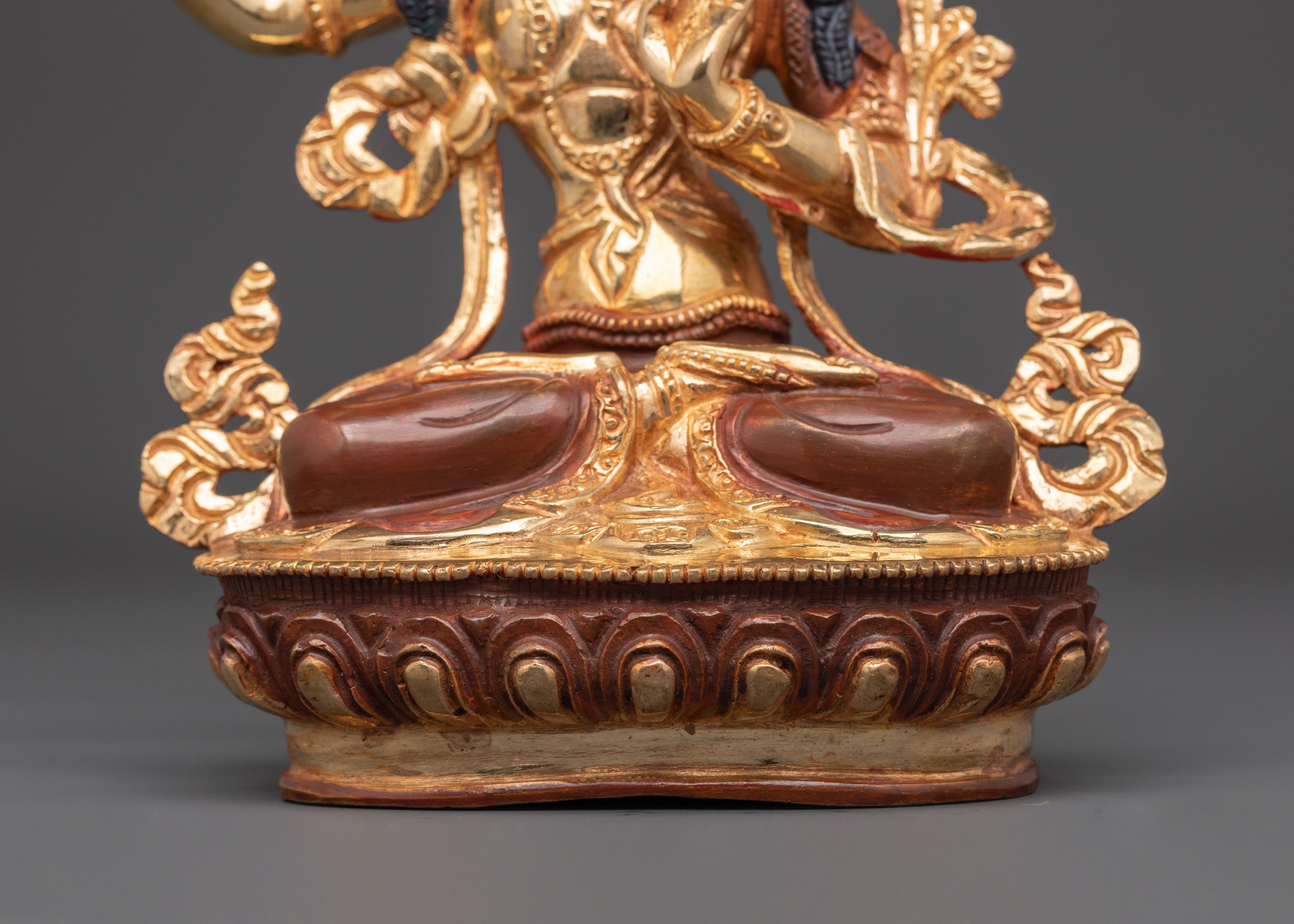 Manjushri Wisdom Buddha Statue | Ideal for Wisdom and Meditation Spaces
