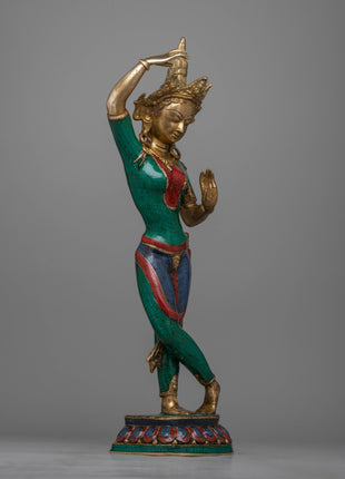Standing Maya Devi Statue | Radiating Serenity & Spiritual Presence in Your Space