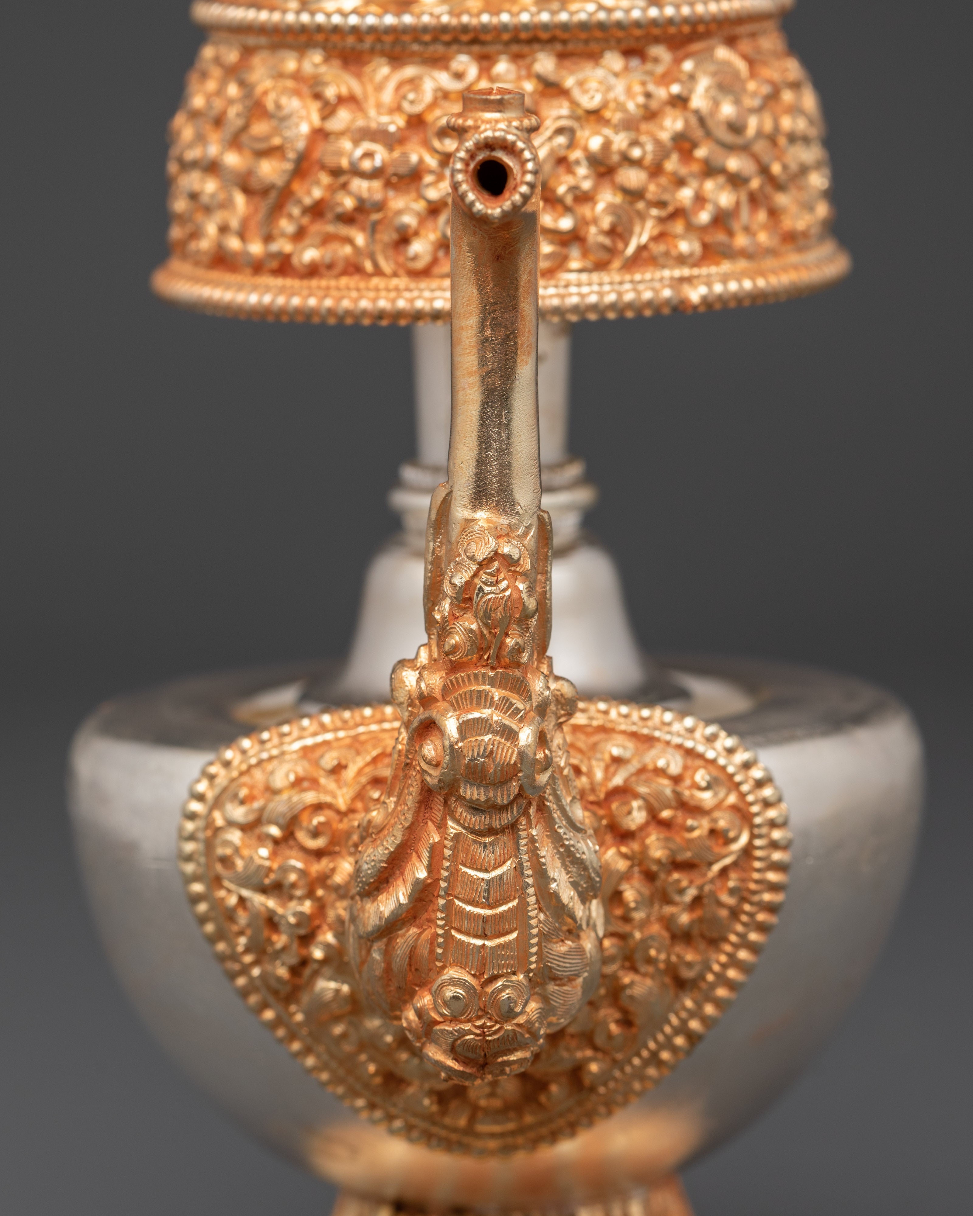 Gold And Silver Plated Bhumba | Water Offering Vassel
