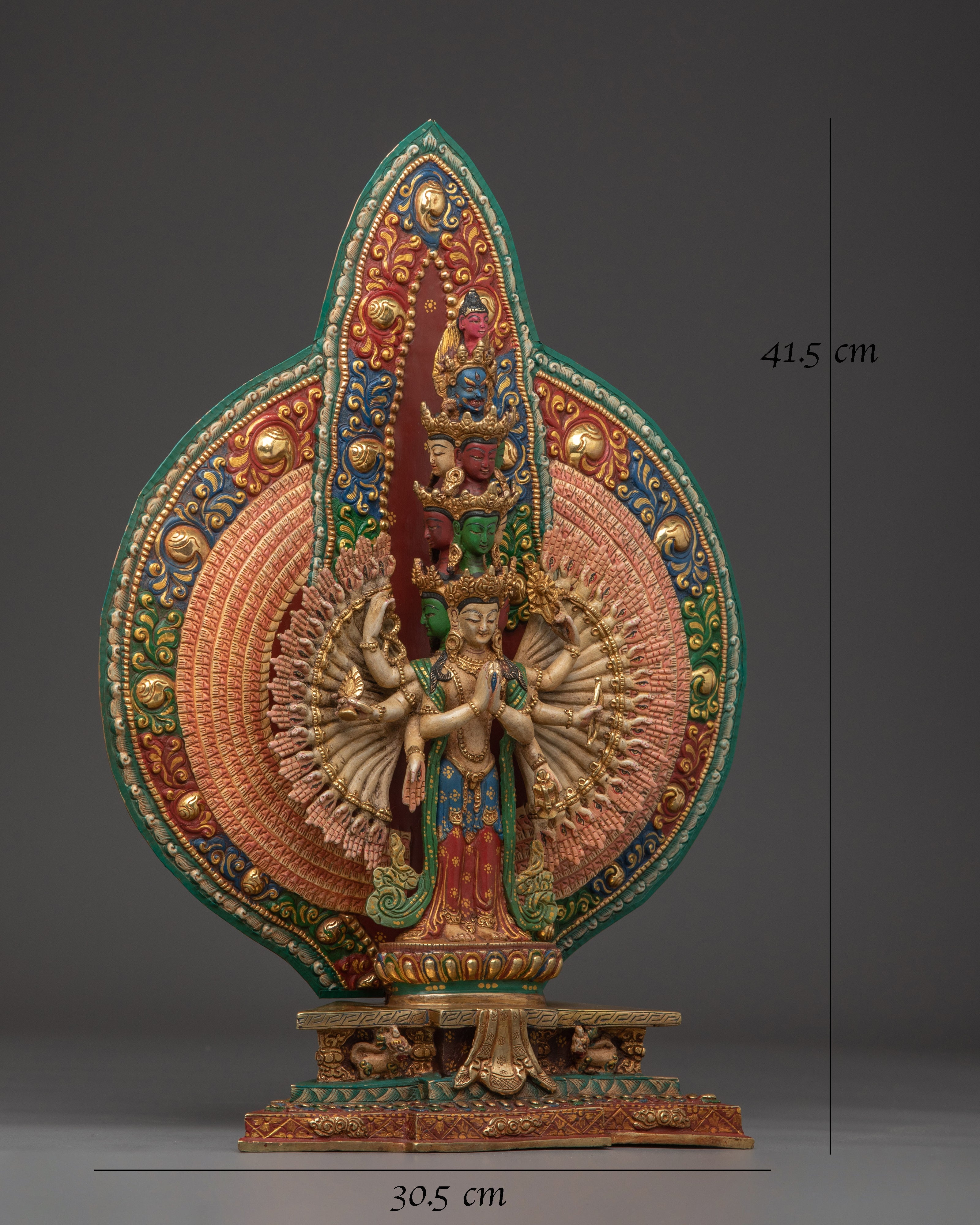 Buddhist Deity 1000 Armed Chenresig