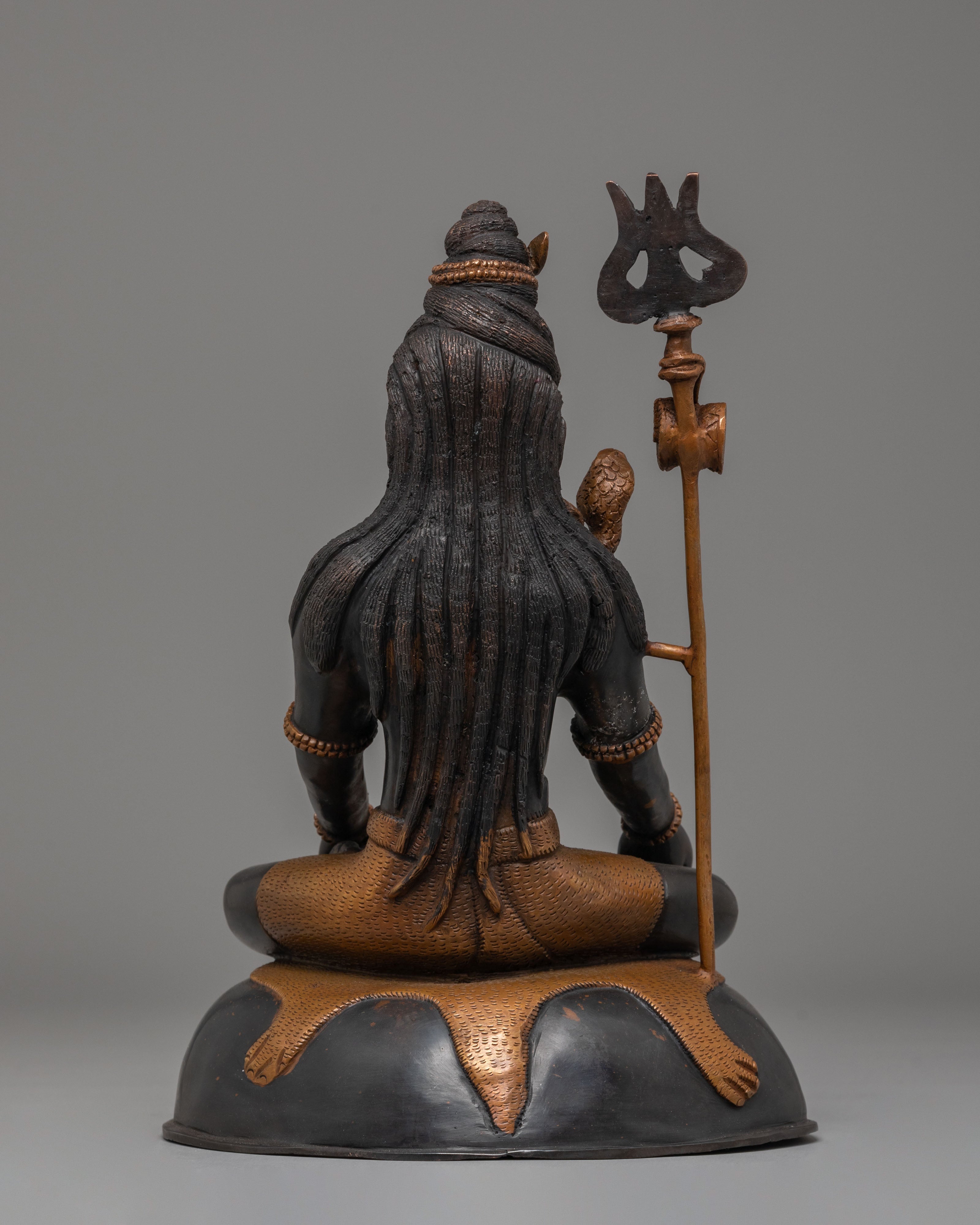 Spiritual Shiva Sculpture | Hindu God Idol For Meditation & Decor