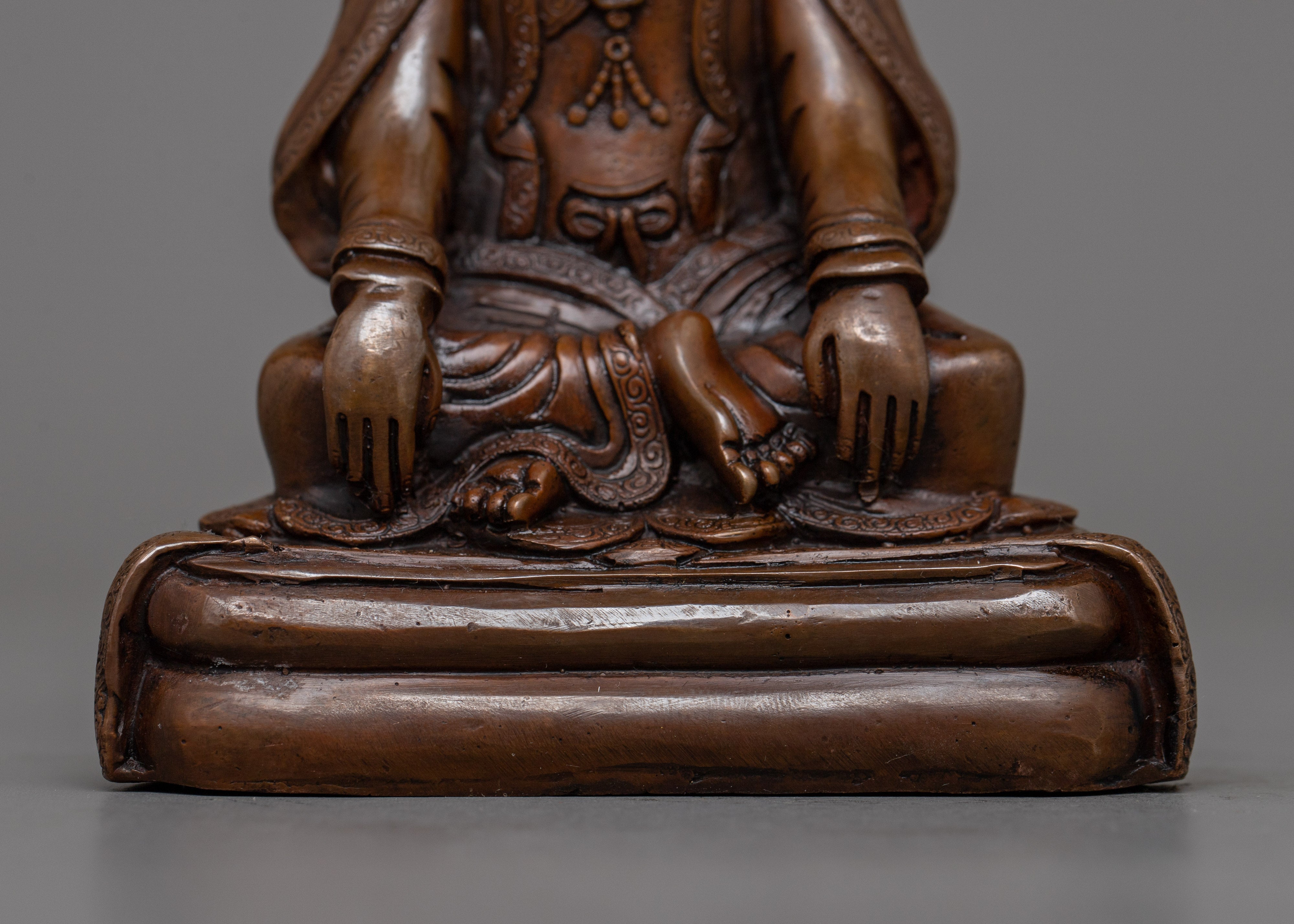 Machine Made Marpha Statue | Oxidized Copper Beauty for Spiritual Spaces