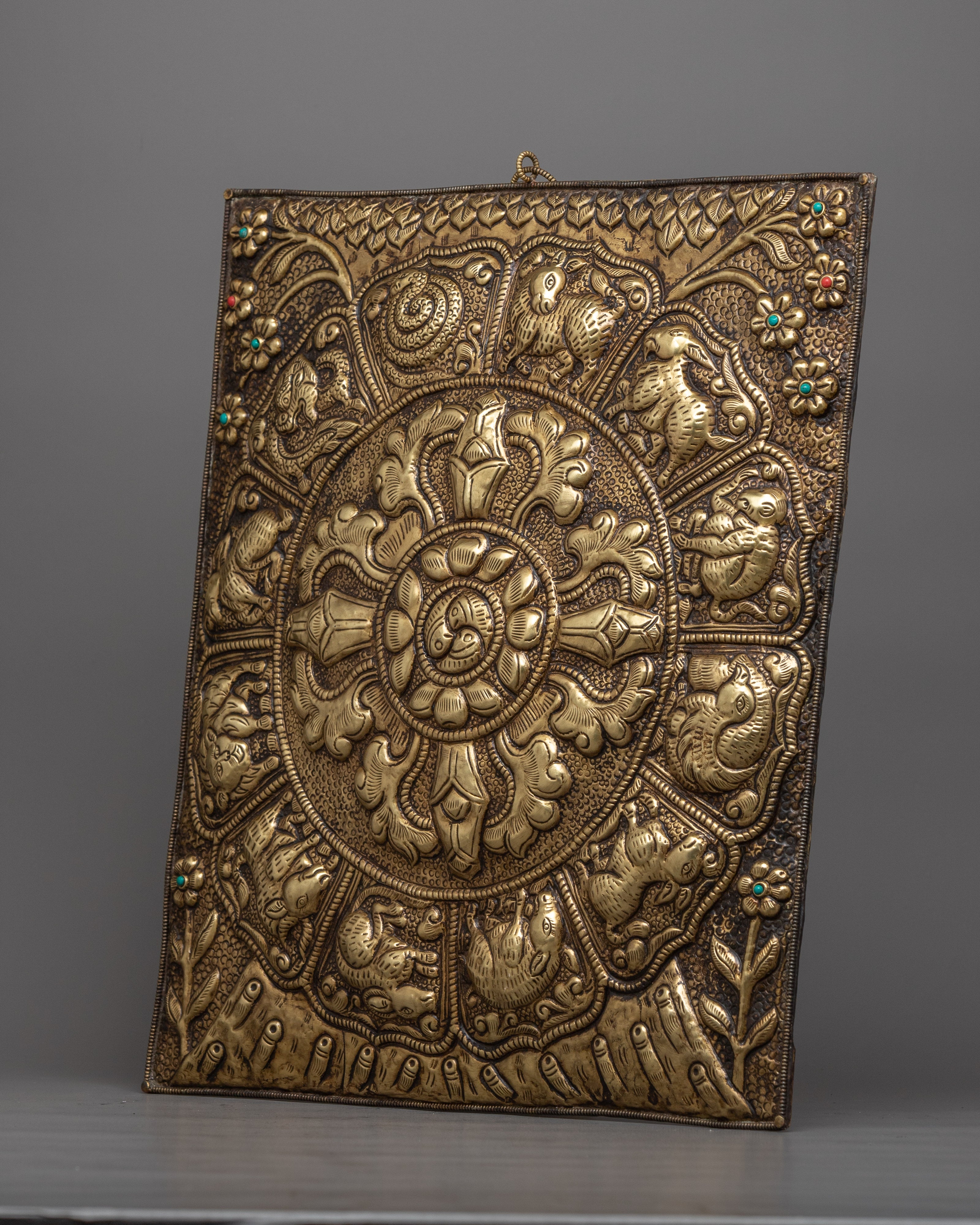 Vajra Metal Wall Hanging |  Handcrafted Artistry for Your Sacred Space