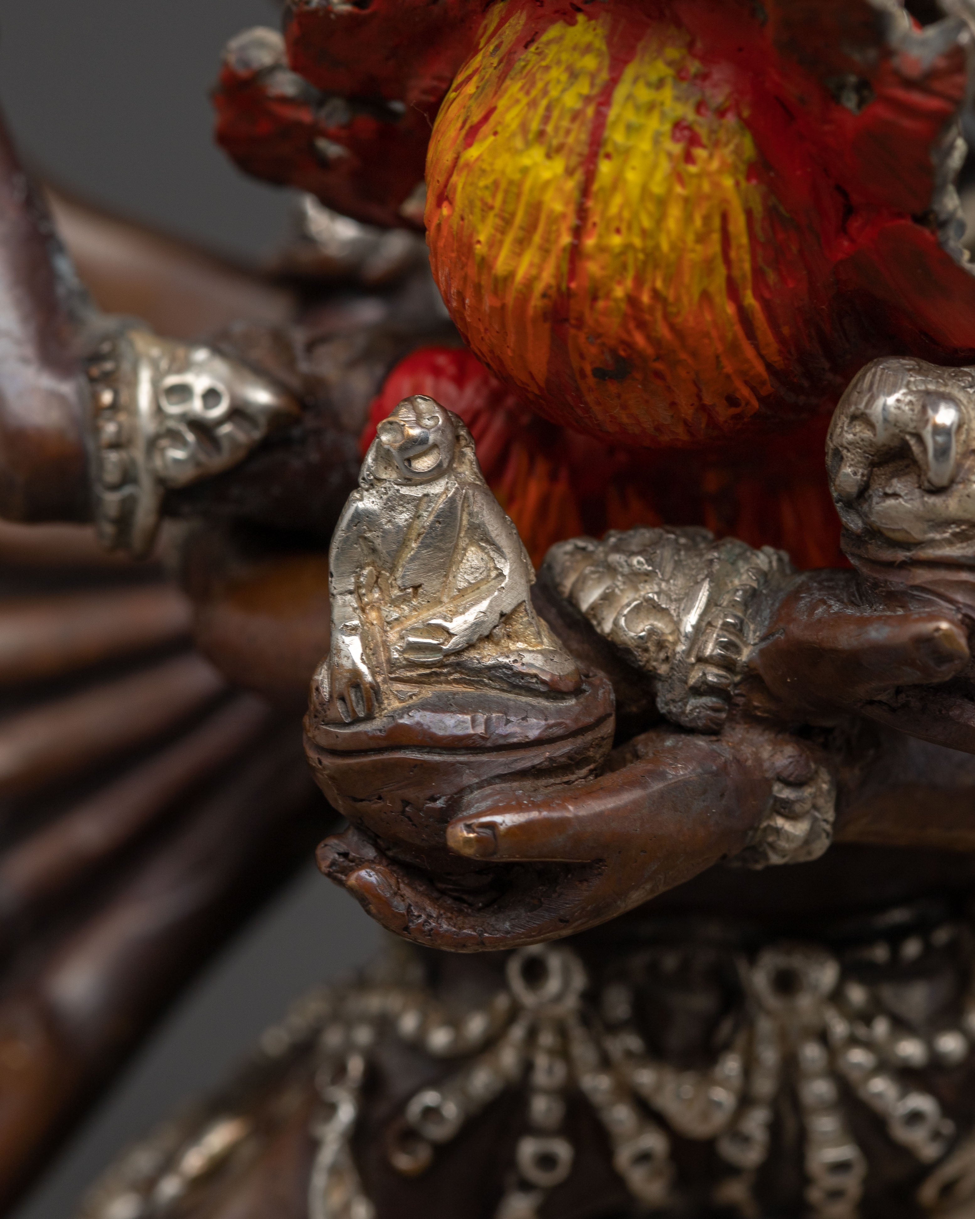 Tibetan Hevajra Statue | Wrathful Buddhist Deity
