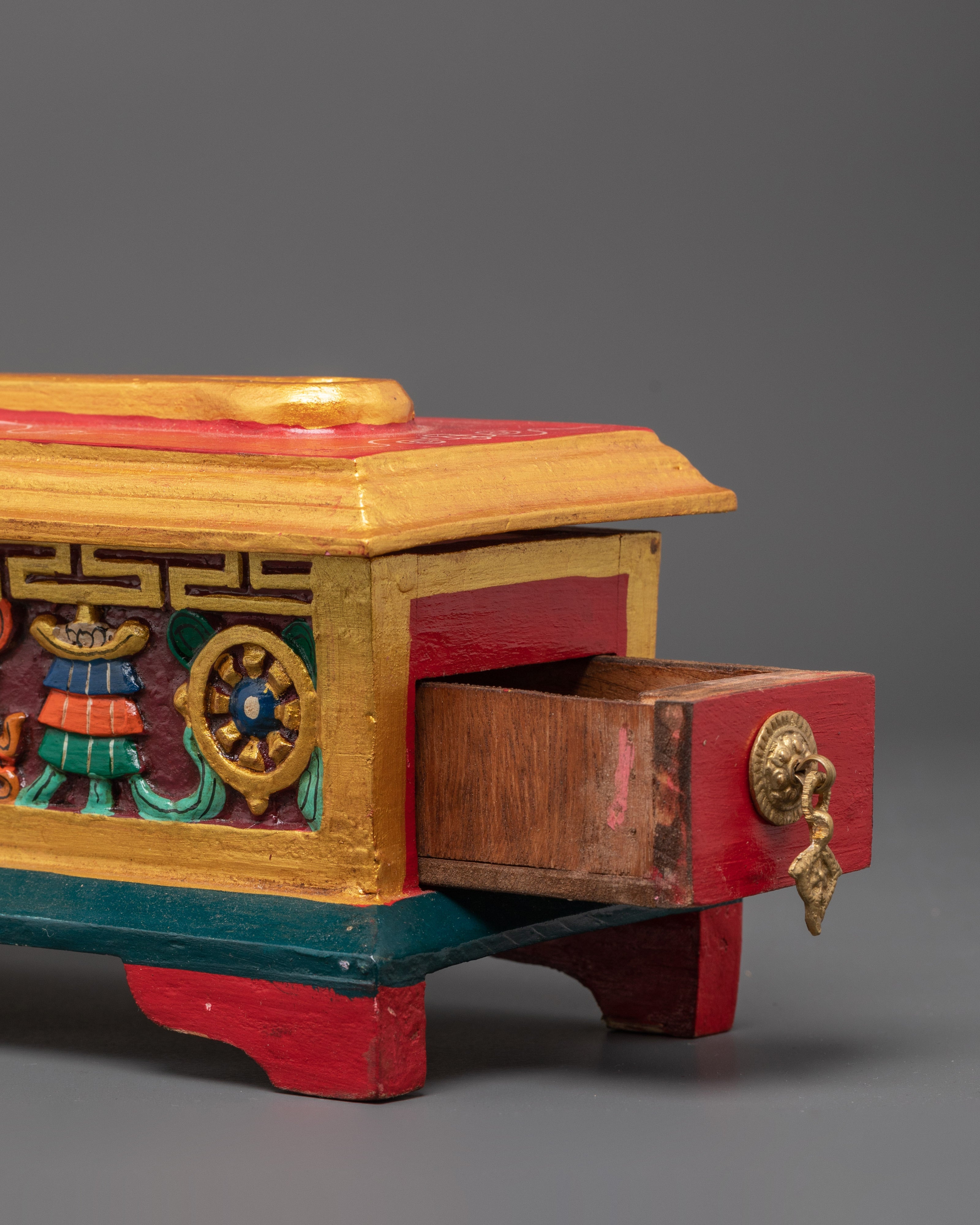 Tibetan Buddhist Incense Burner | Spiritual Alter for Meditation