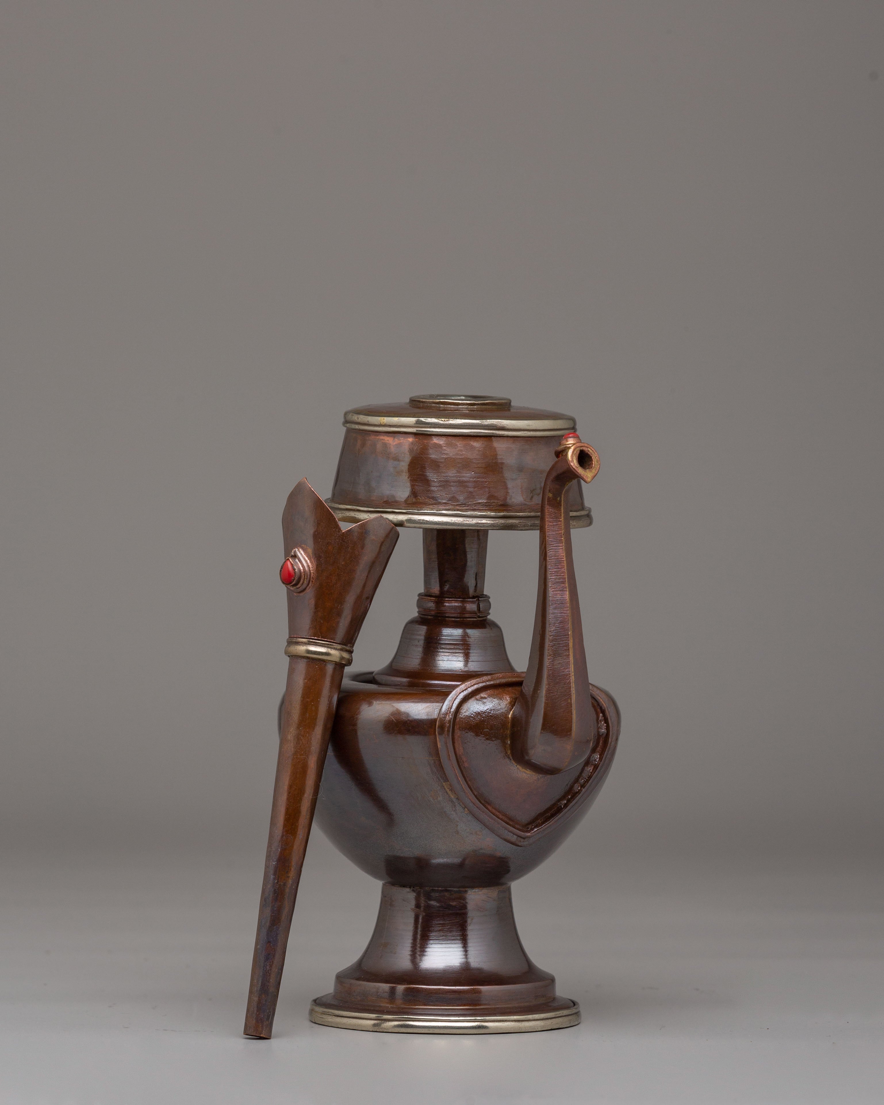 Tibetan Bhumba For Ritual | Handcrafted Sacred Offering Vessel