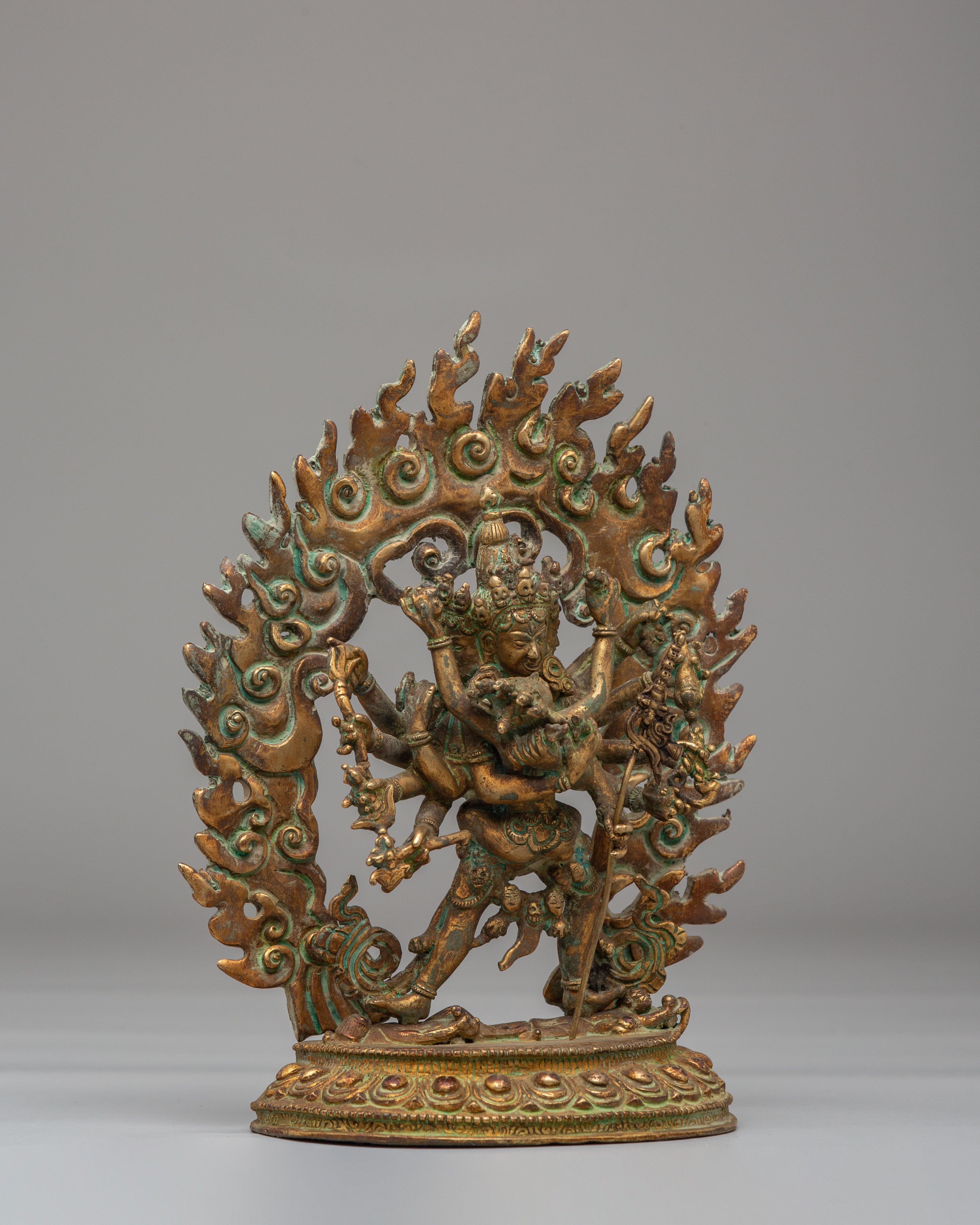 Handcrafted Chakrasamvara Figurine | Vajrayana Deity