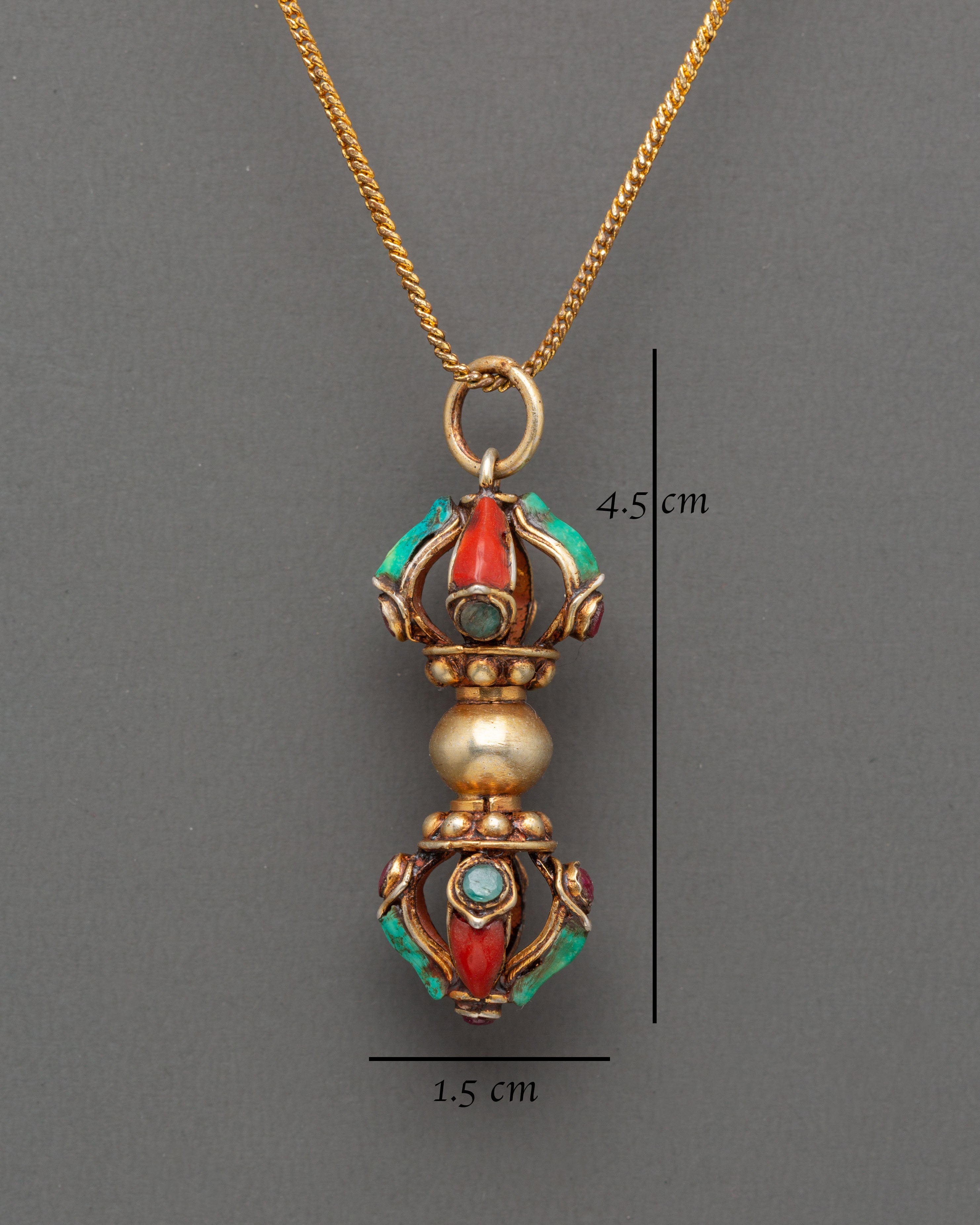 Handmade Vajra Pendant | Tibetan Buddhist Jewelry for Spiritual Protection