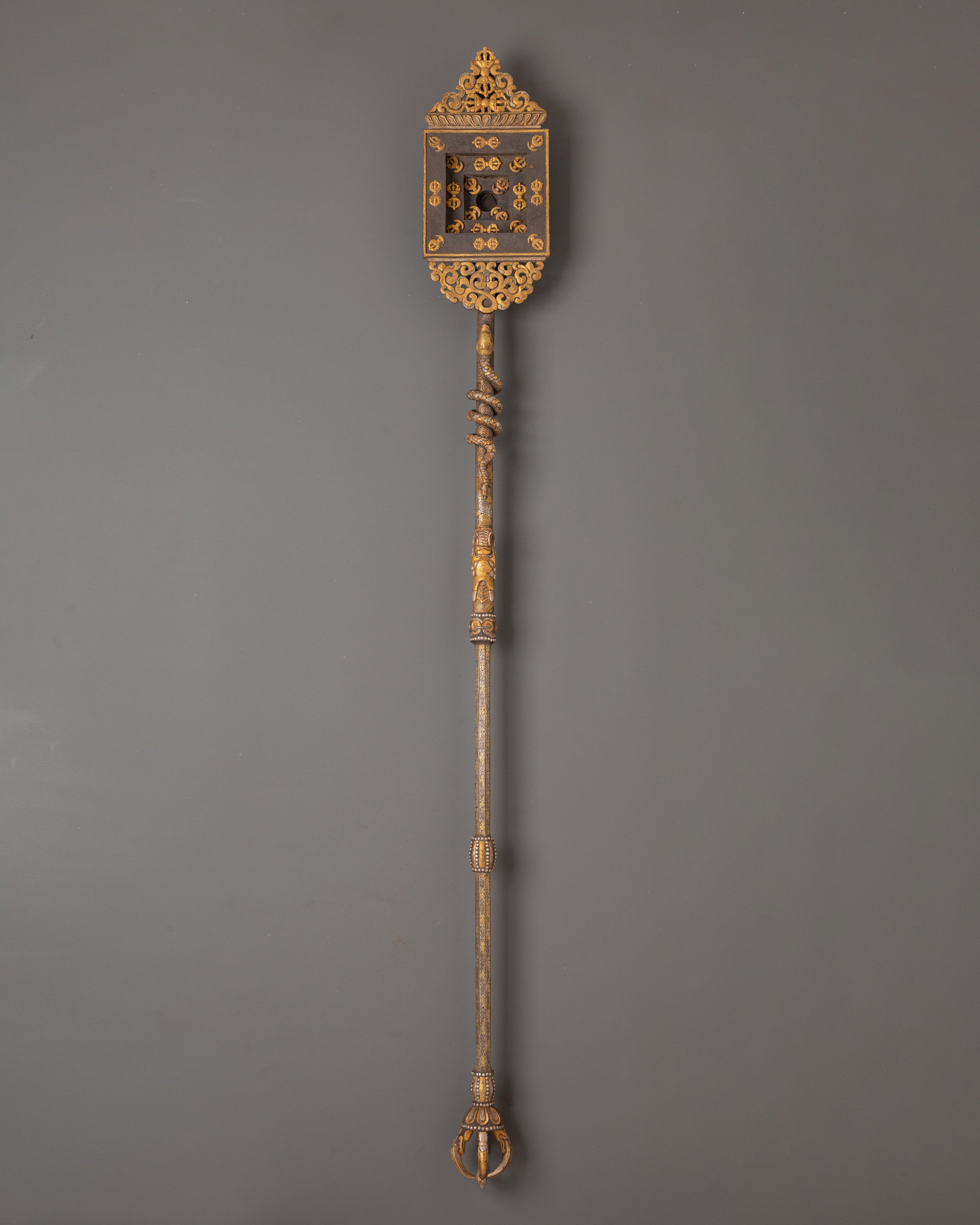 Traditional Tibetan Gangsa and Ganglu Set | Tools for Spiritual Ceremonies