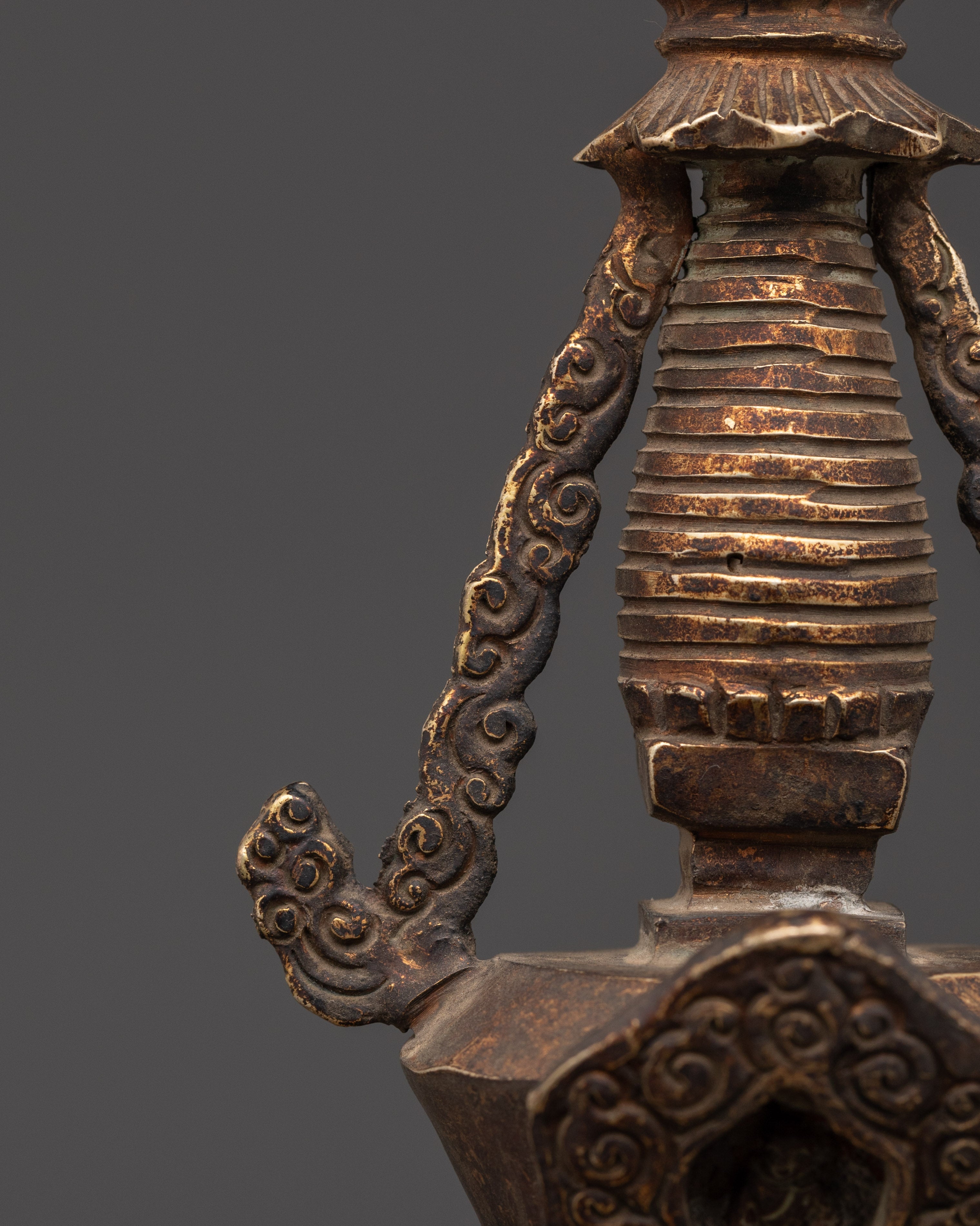 Stupa Symbol of Peace | Sacred Gold Plated Stupa