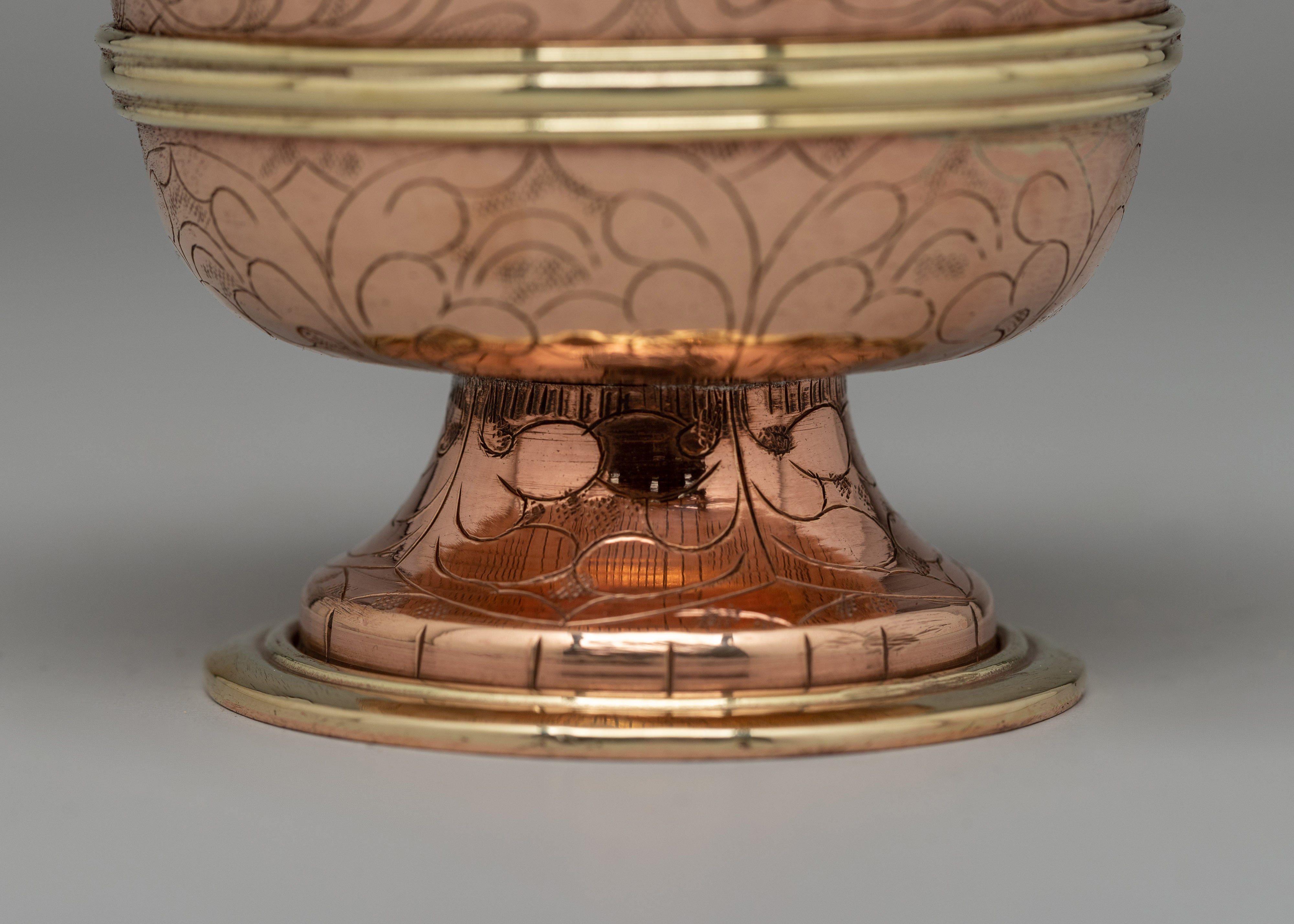 Tibetan Copper Offering Bowl Set | Ritual Water Offerings for Ceremonial Offerings