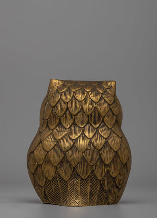 Handcrafted Brass Body Owl Figurine | Symbolizing Wisdom and Prosperity