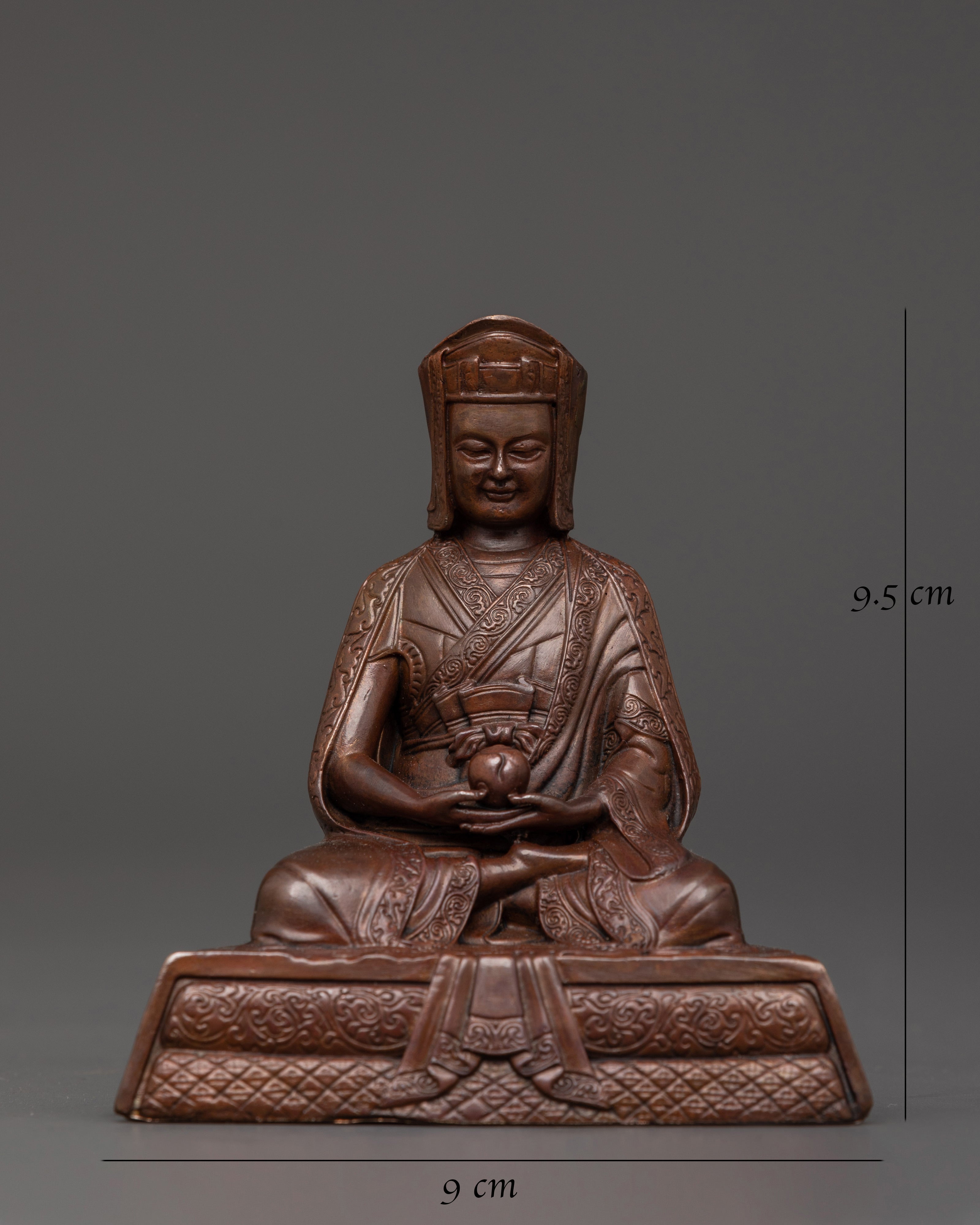 Tibetan Buddhist Master Gampopa Statue | Kagyu Lineage Founder