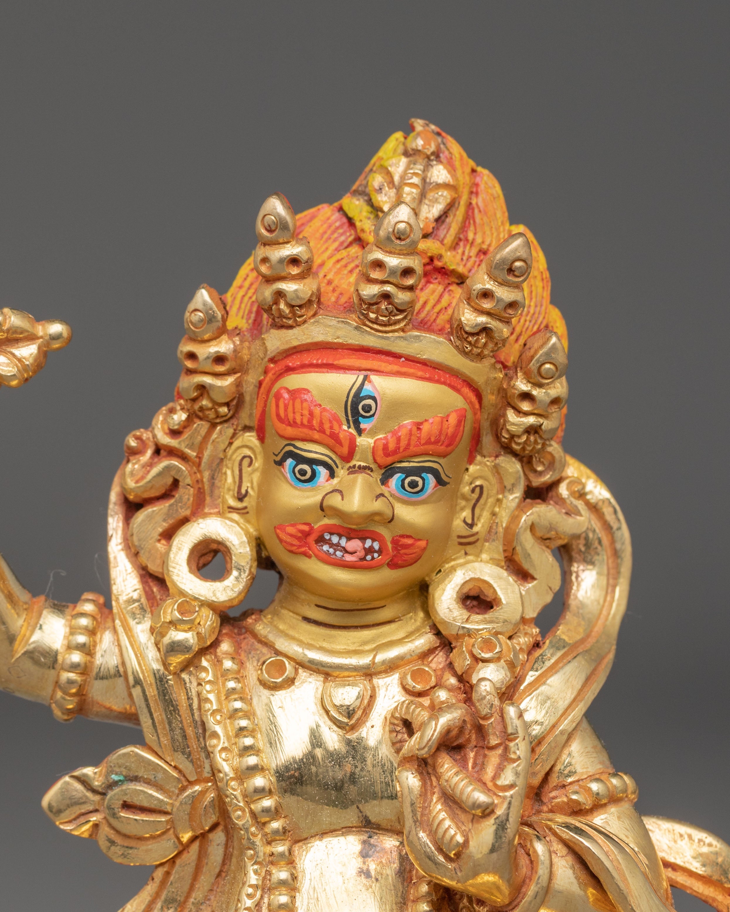 Wrathful Bodhisattva Vajrapani Statue | Powerful Buddha for Protection and Strength