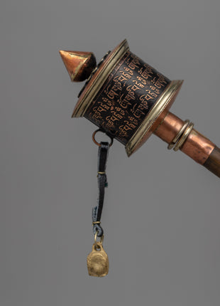 Handcrafted Himalayan Buddhist Prayer Wheel | Embrace Your Spiritual Space for Peace