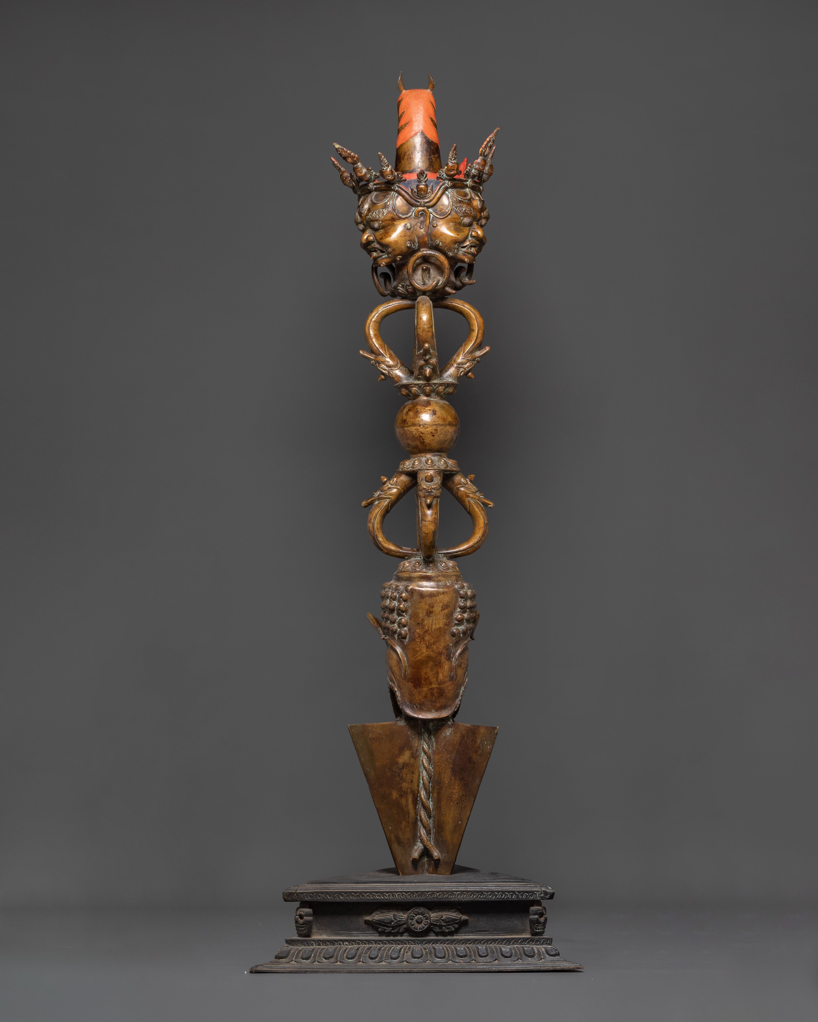 Copper Ceremonial Phurba | Sacred Spiritual Tool for Rituals